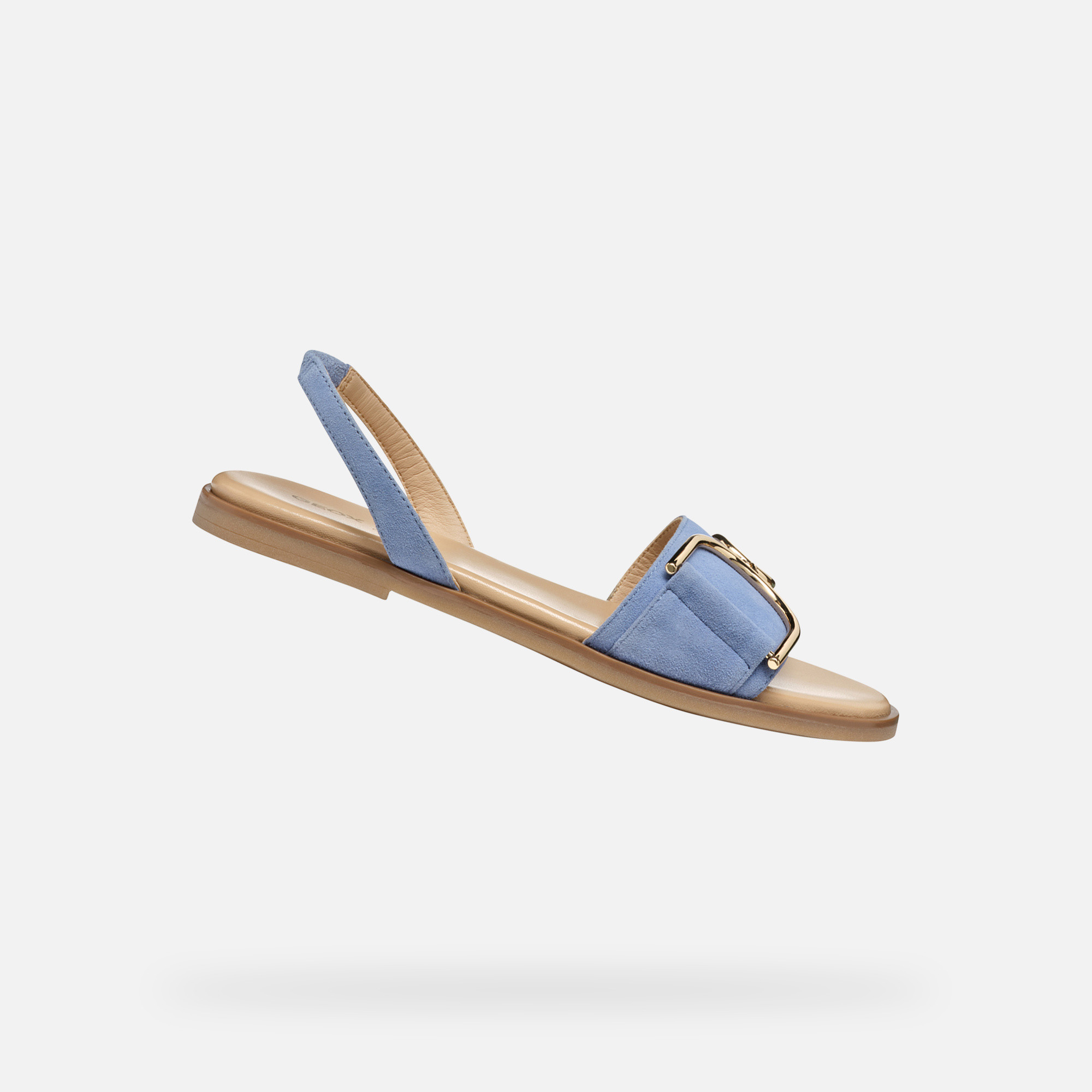 Light blue women&#039;s sandals Geox Naileen - Women&#039;s