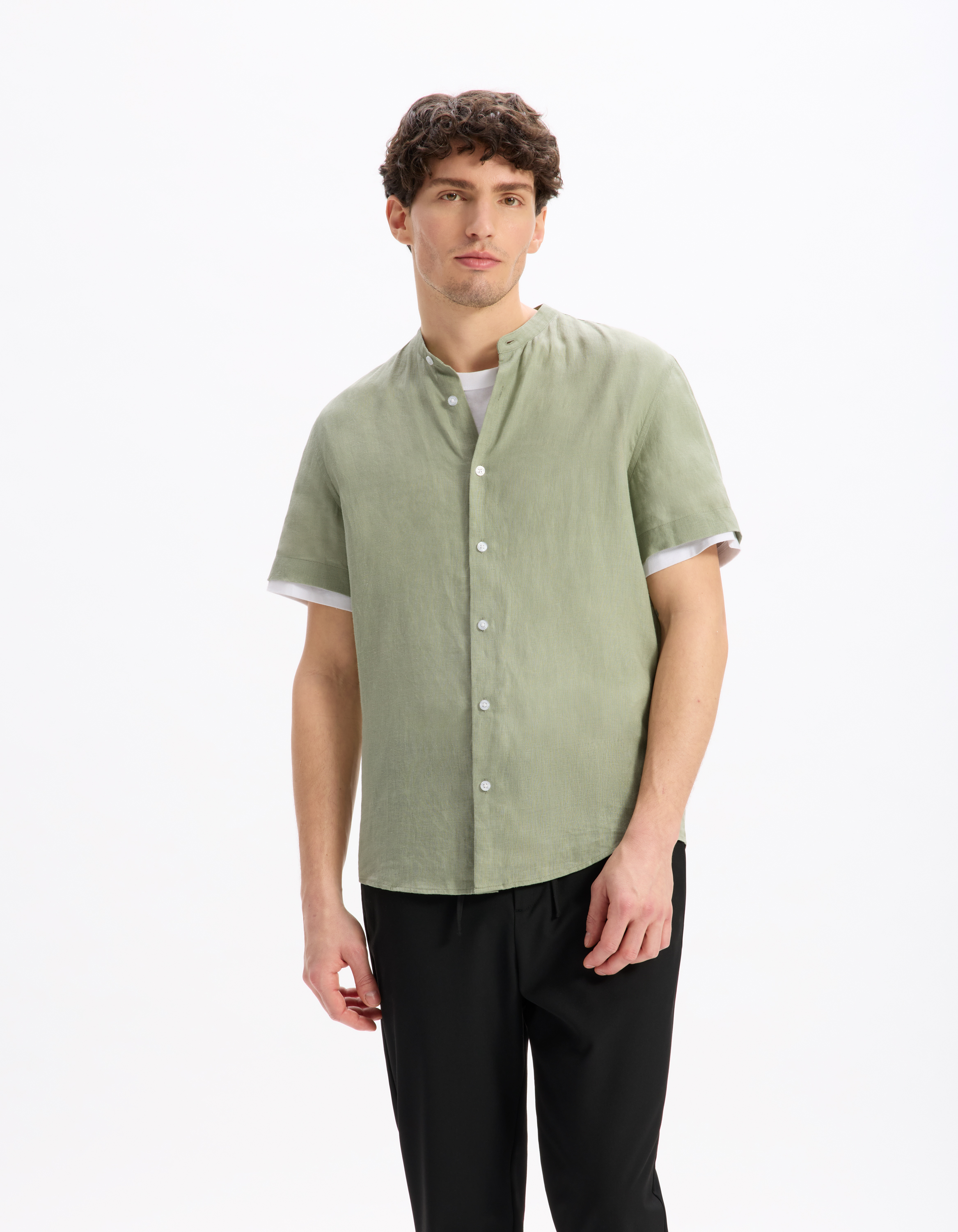 Celio Linen Shirt Damaopoc - Men's