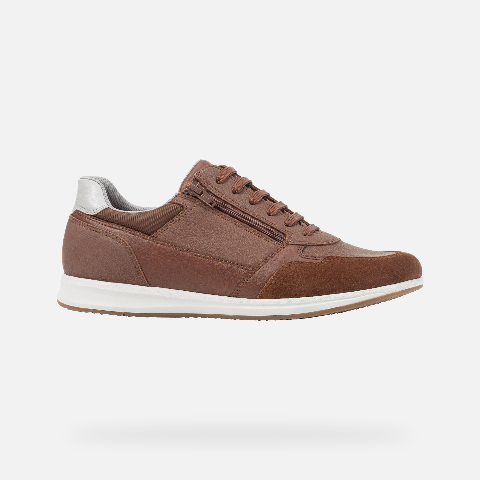 Brown men&#039;s sneakers Geox Avery - Men&#039;s
