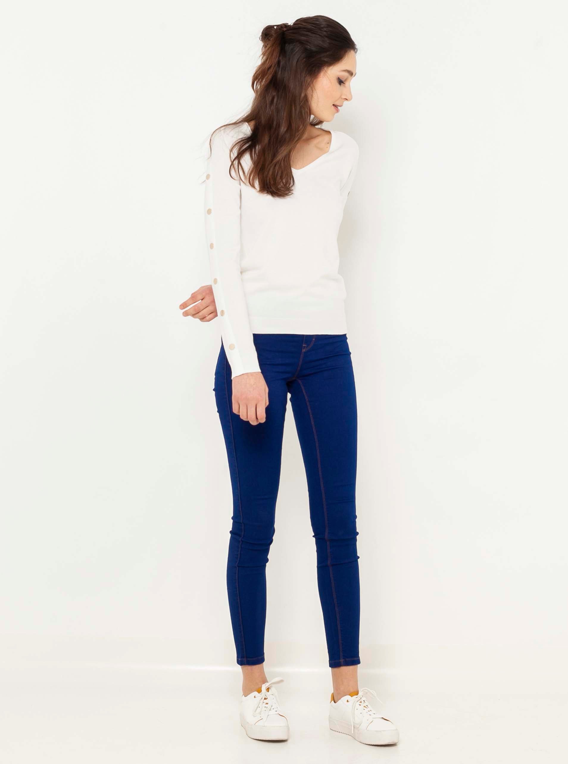 Dark Blue Slim Fit Jeans CAMAIEU - Women