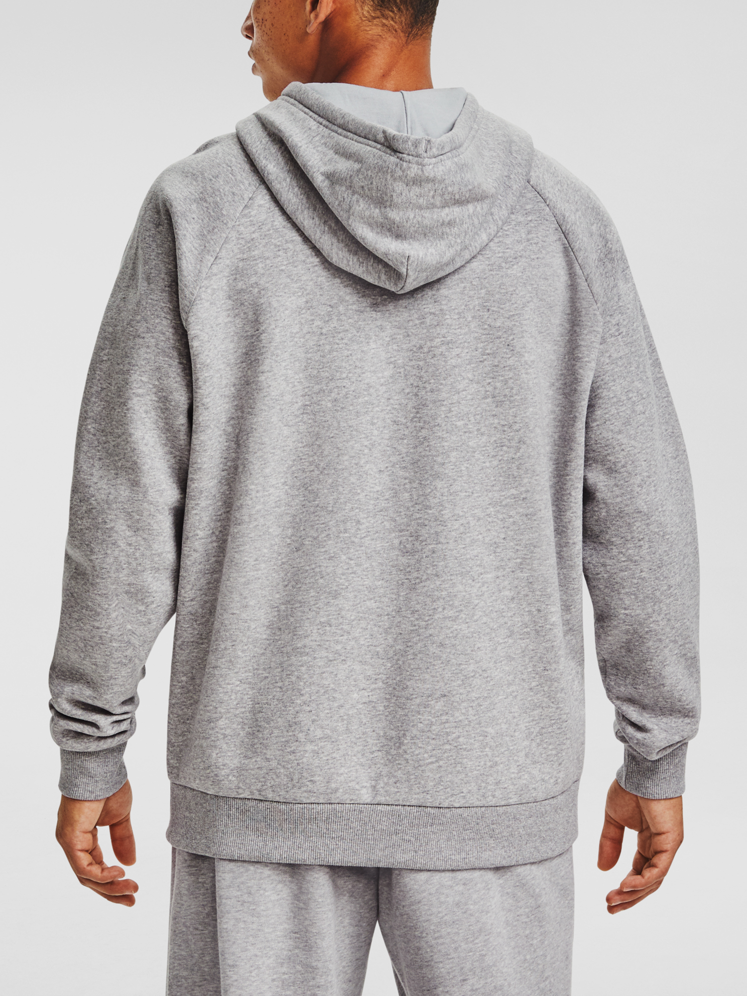 Under Armour Sweatshirt Rival Fleece Big Logo HD-GRY - Men
