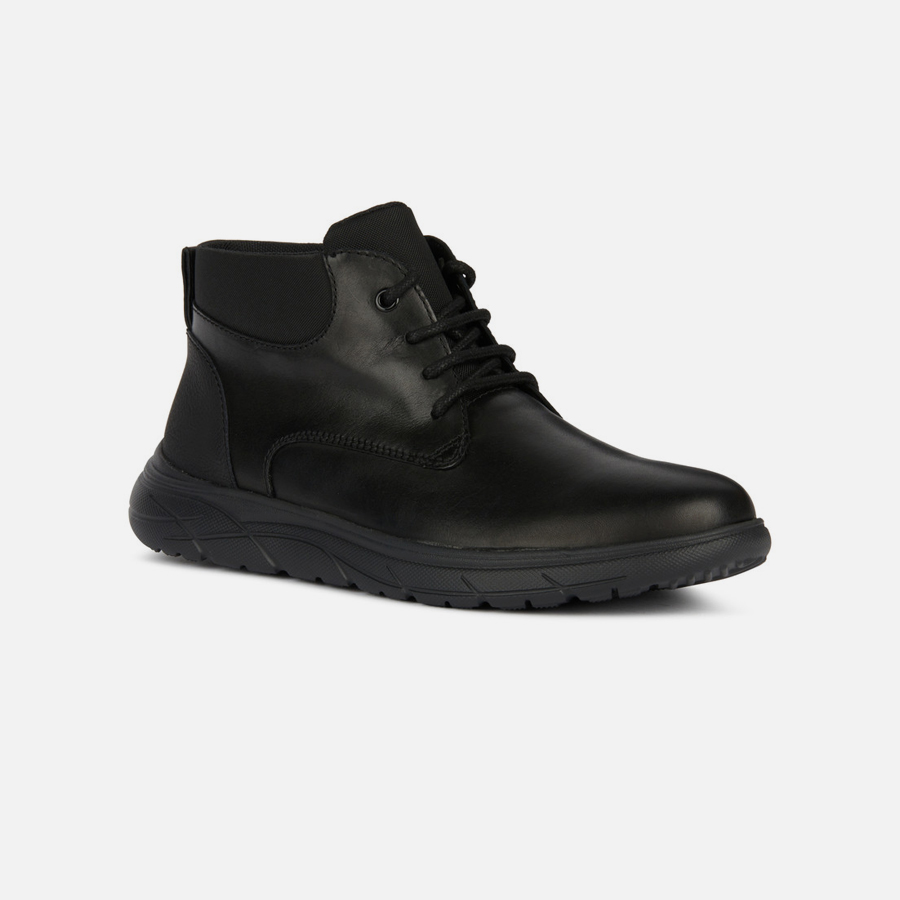 Black men&#039;s ankle boots Geox Portello - Men