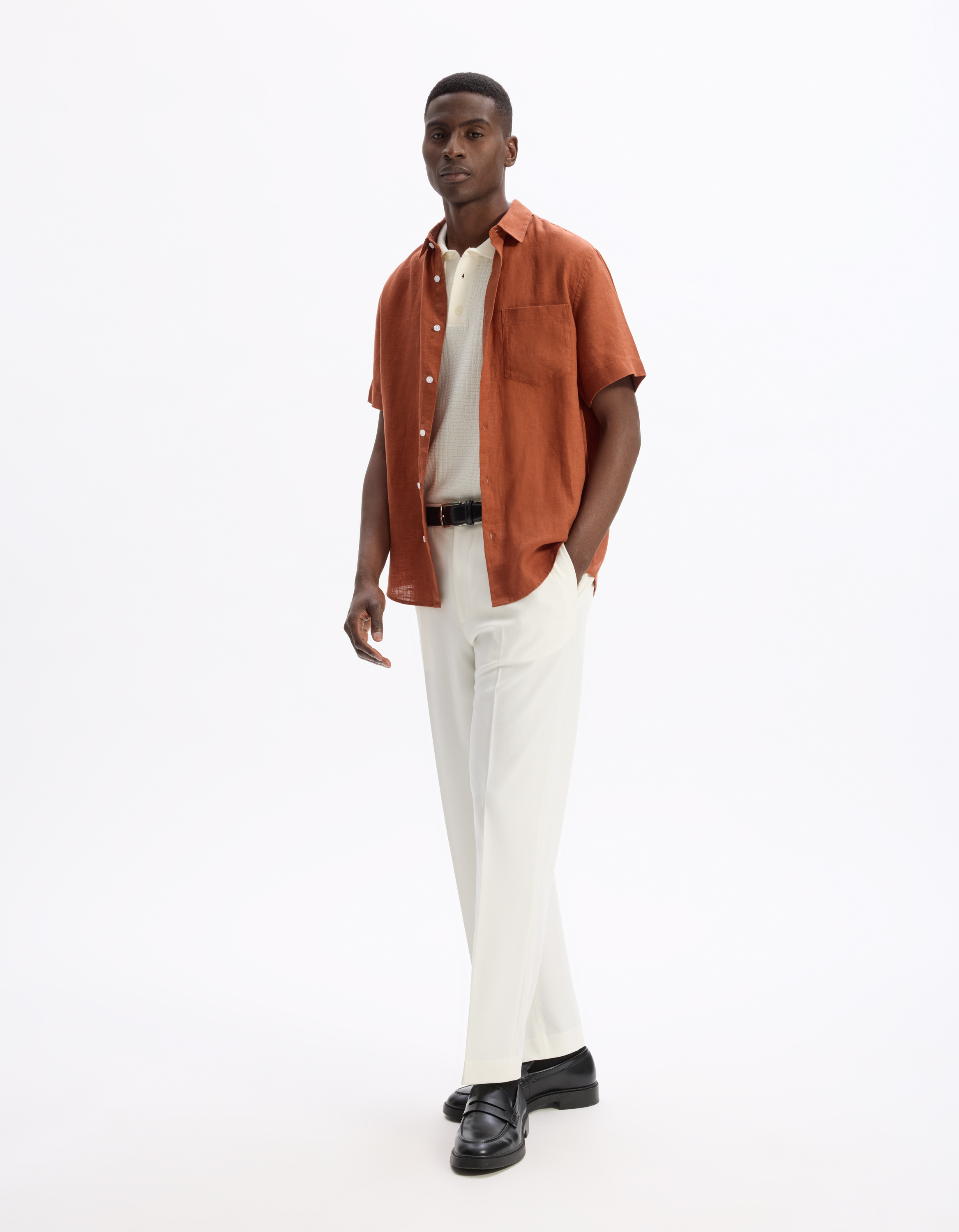 Celio Linen Shirt Damarlin - Men's