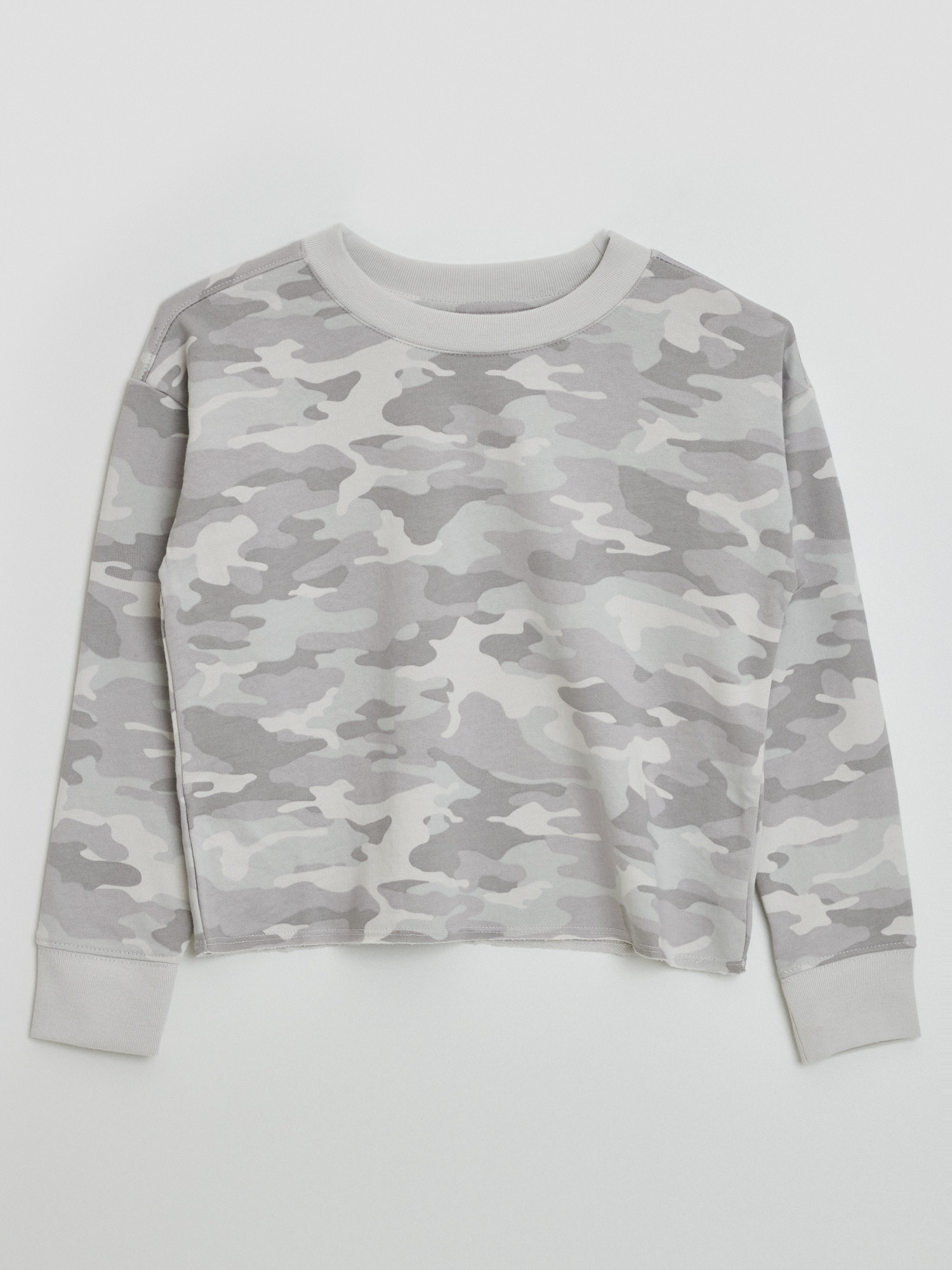 GAP Kids Sweatshirt With Camouflage Pattern - Girls