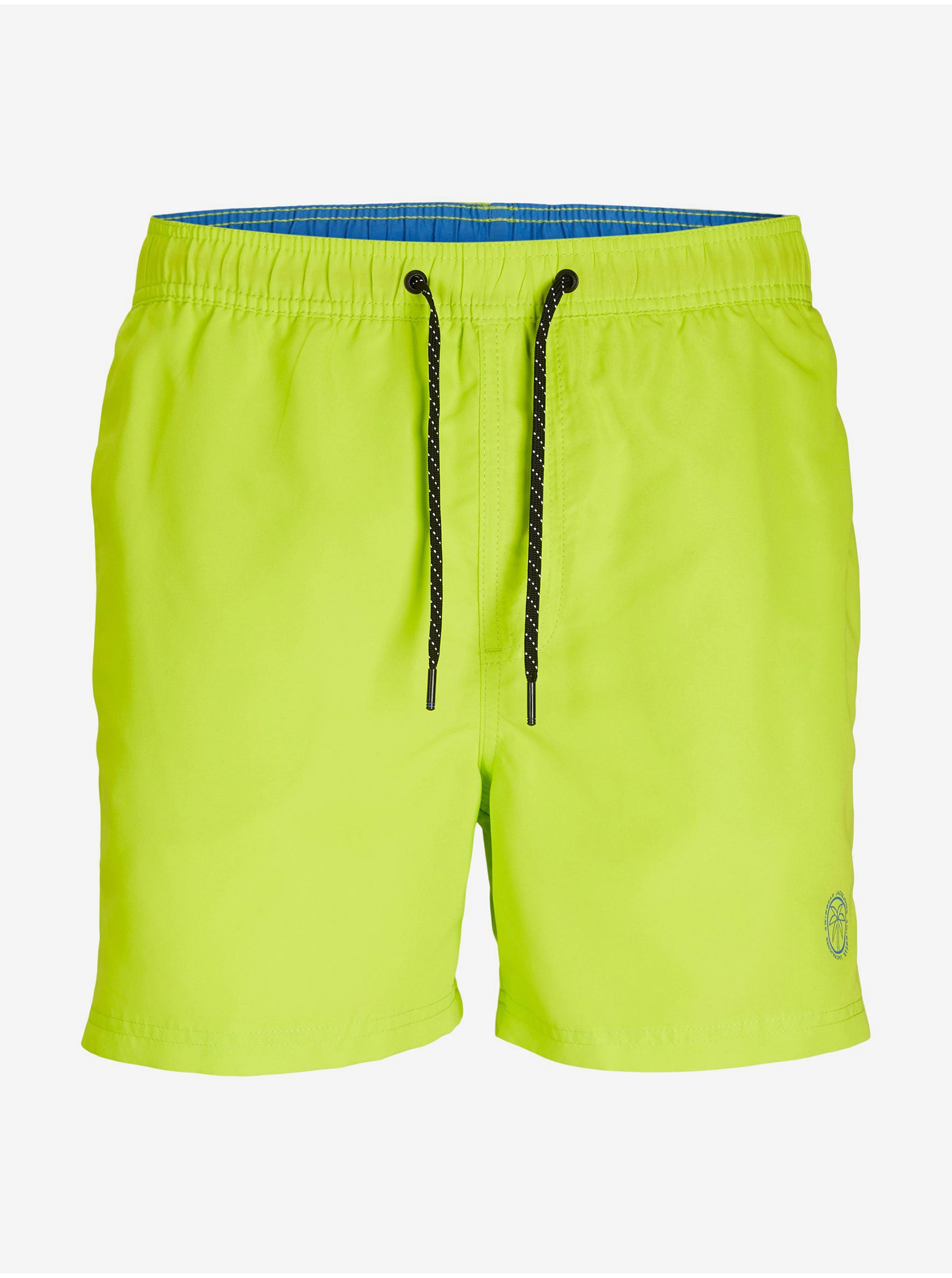 Neon Yellow Mens Swimwear Jack & Jones Fiji - Men