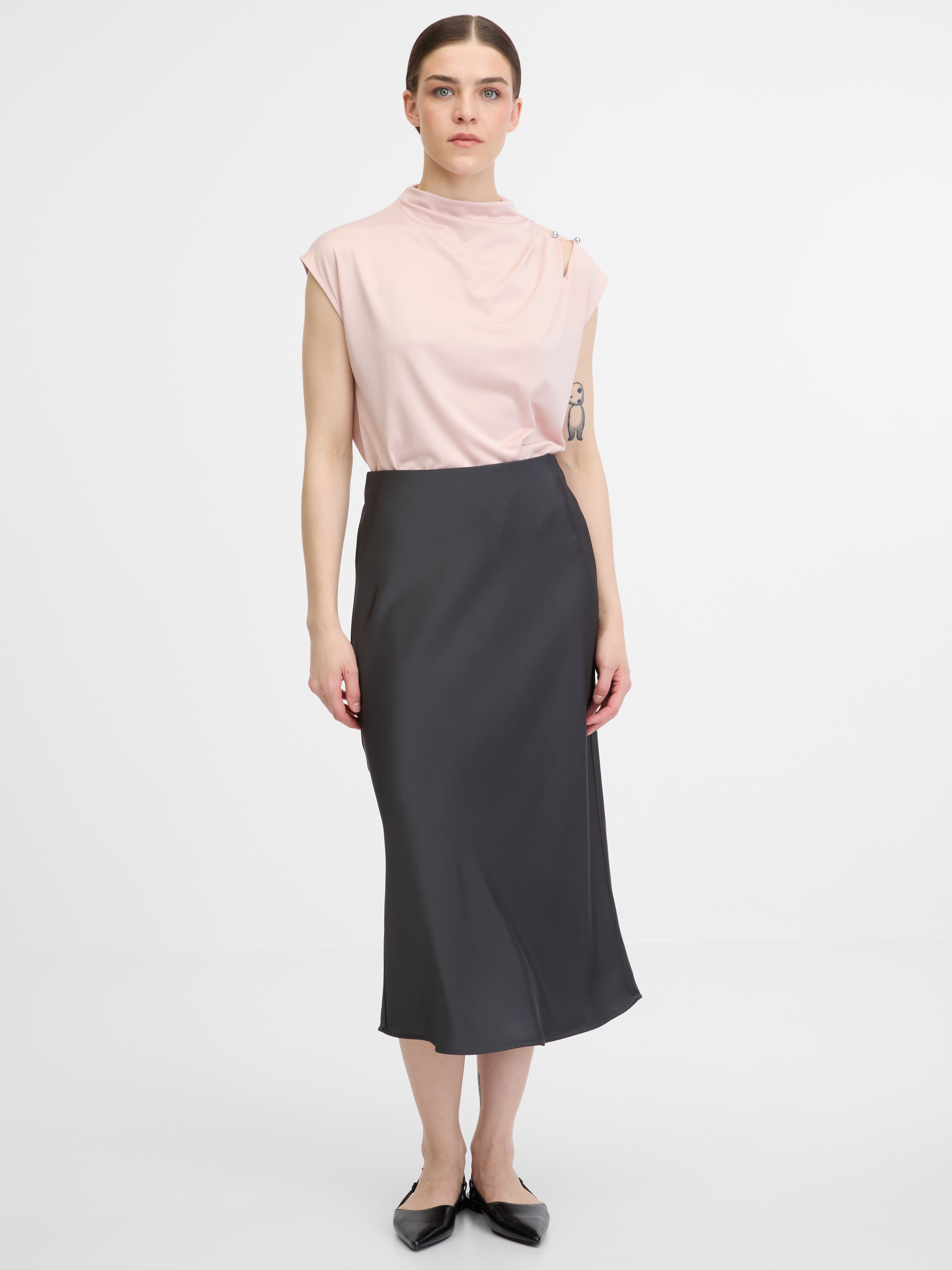 Orsay Dark gray women&#039;s skirt - Women&#039;s