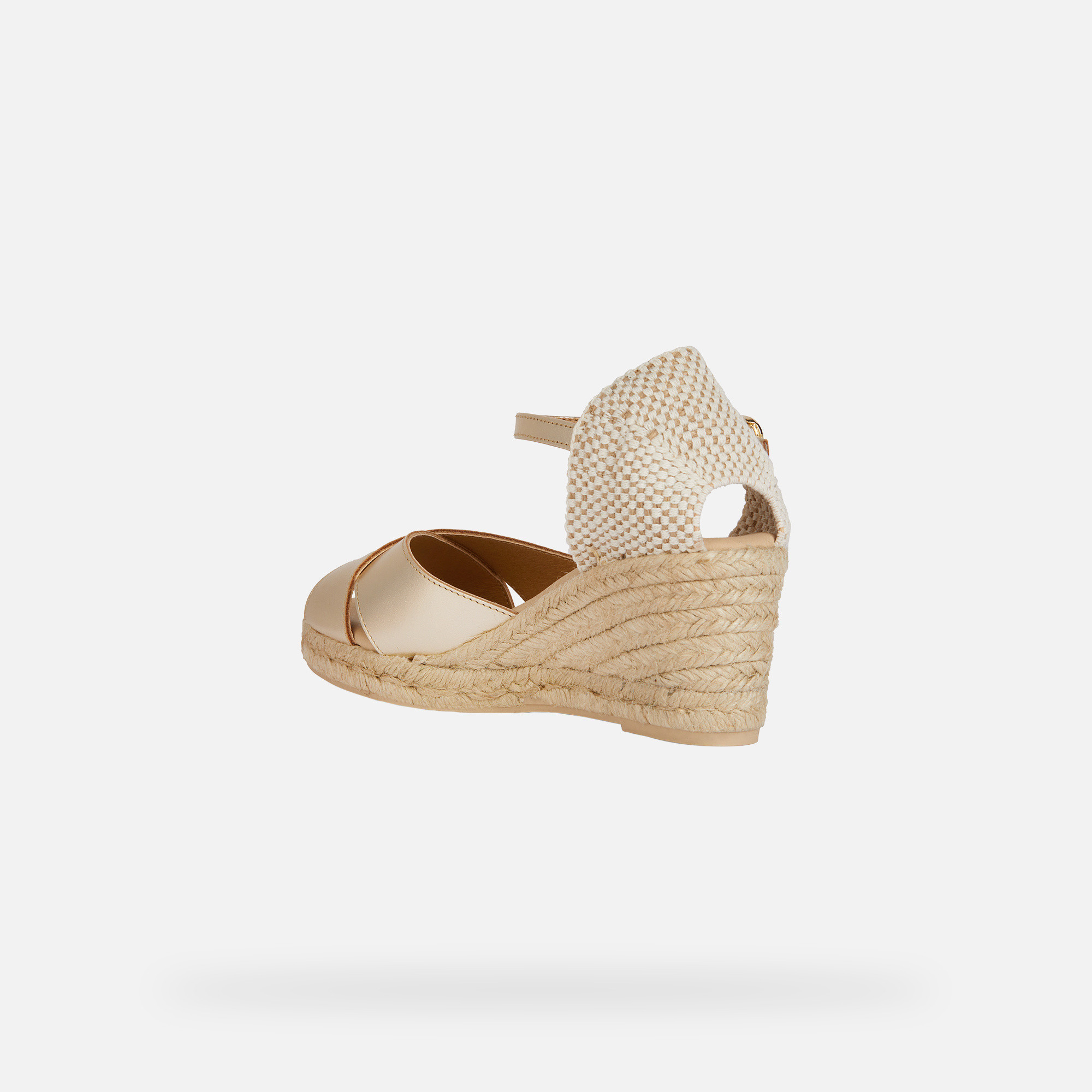 Gold women's sandals Geox Gelsa Low - Women's