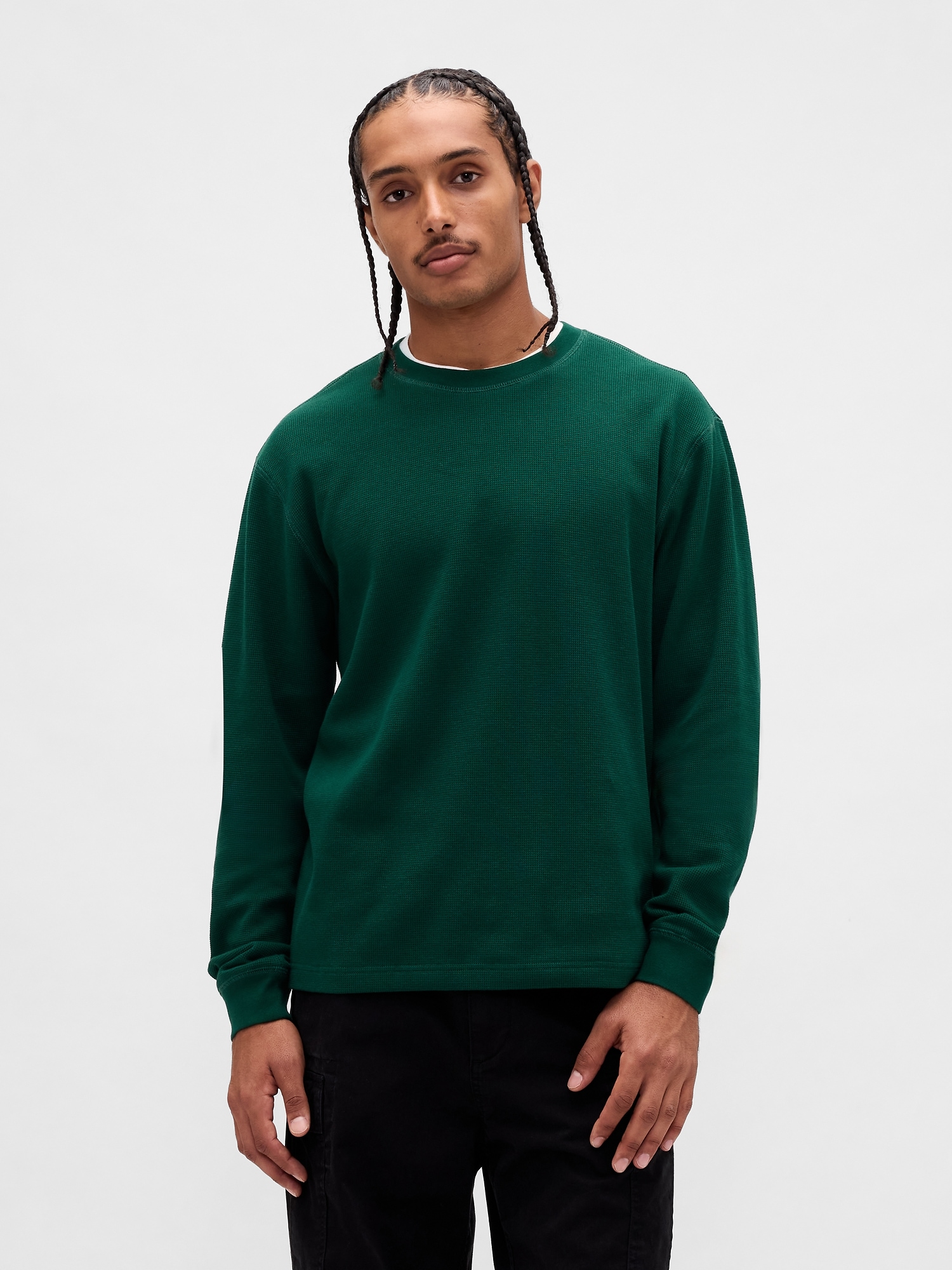 Мъжка тениска GAP с вафлен мотив