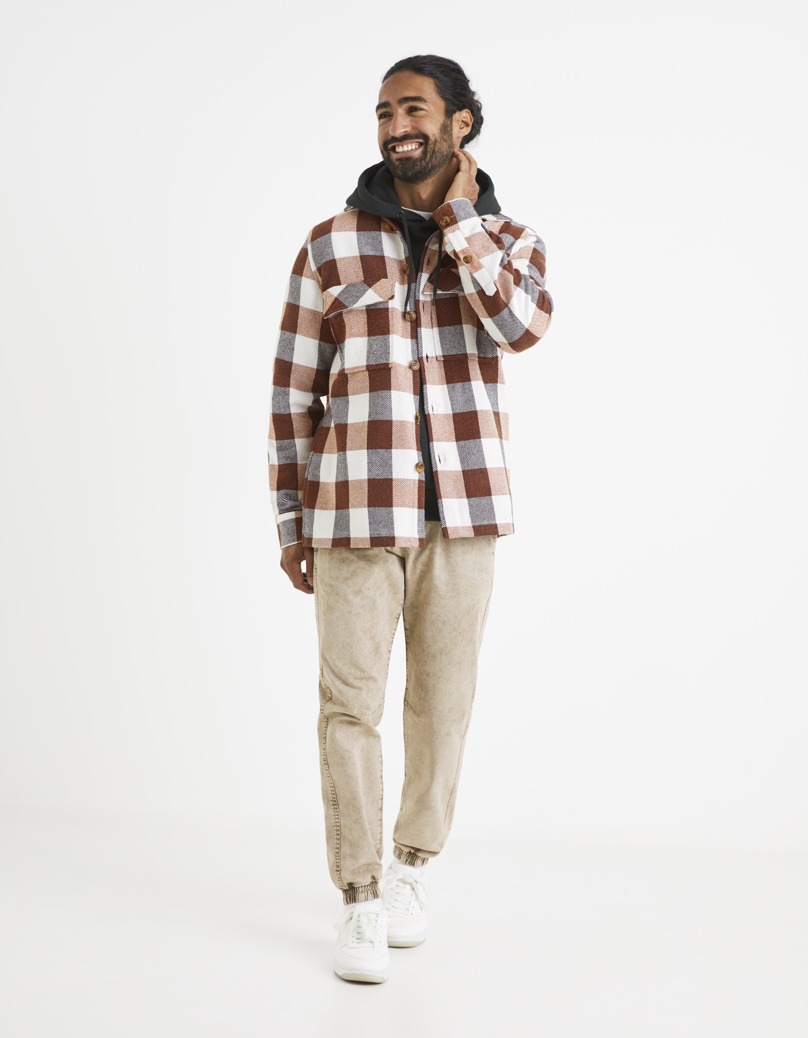 Pantaloni casual pentru barbati Celio - bej