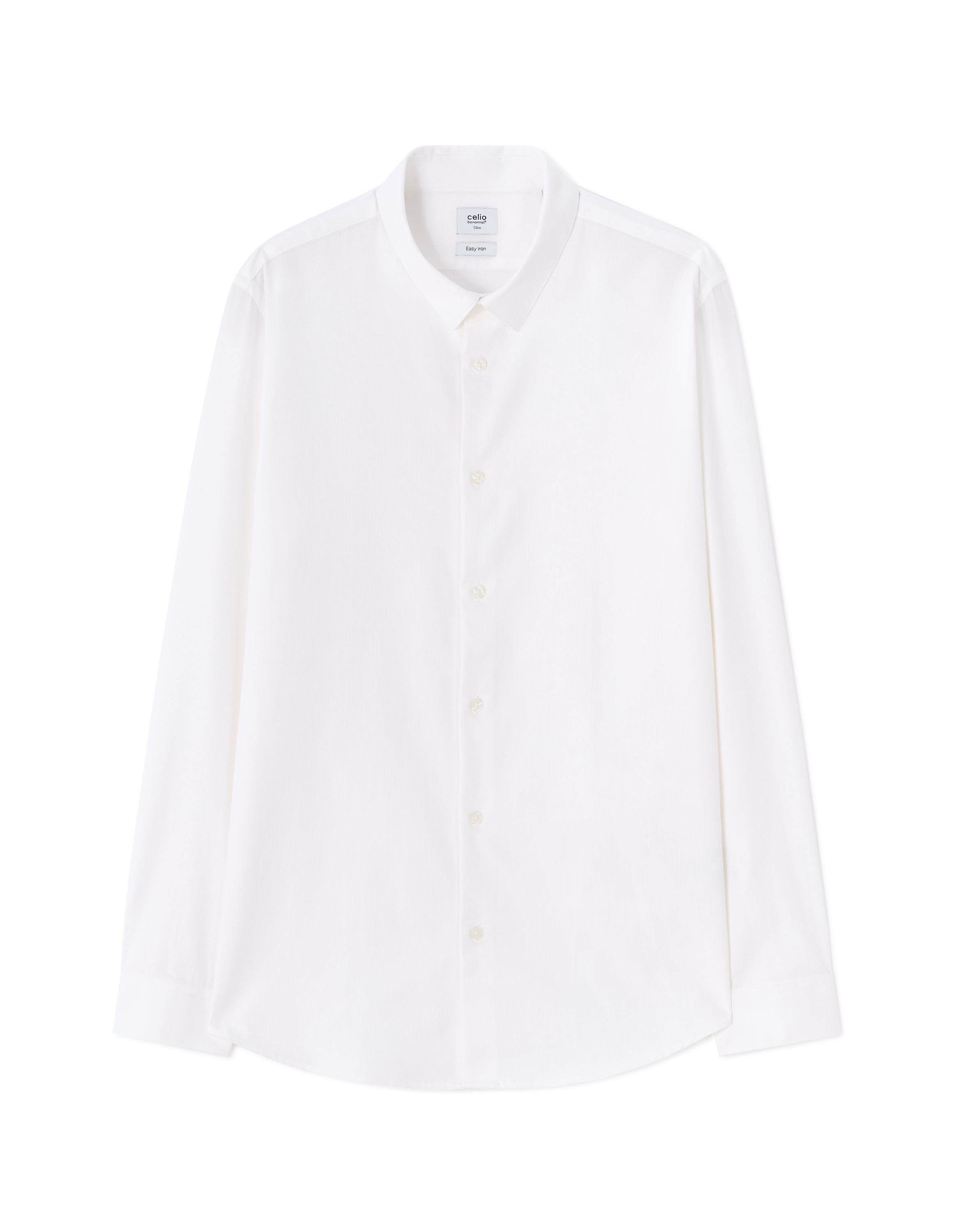 Biela pánska slim fit košeľa