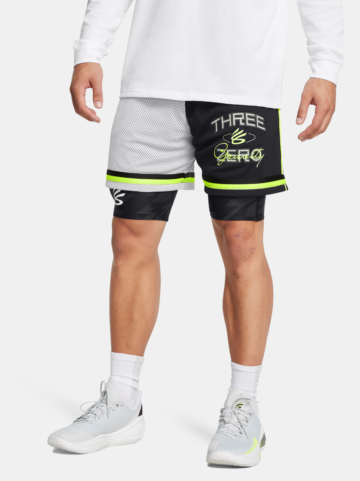 Men's shorts Under Armour Curry Statement Short 3-BLK - Men's