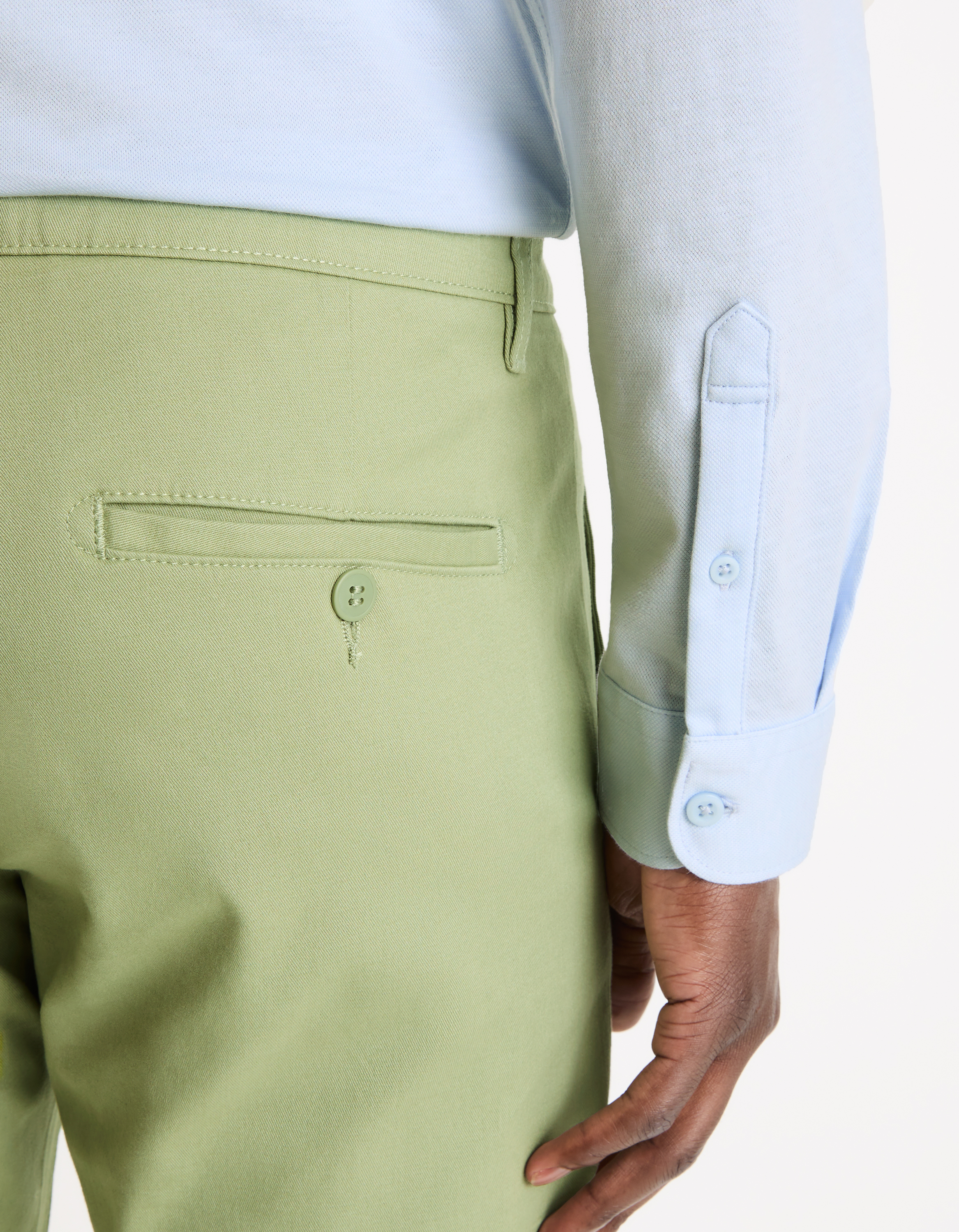 Pantaloni chino pentru barbati Celio - verde deschis
