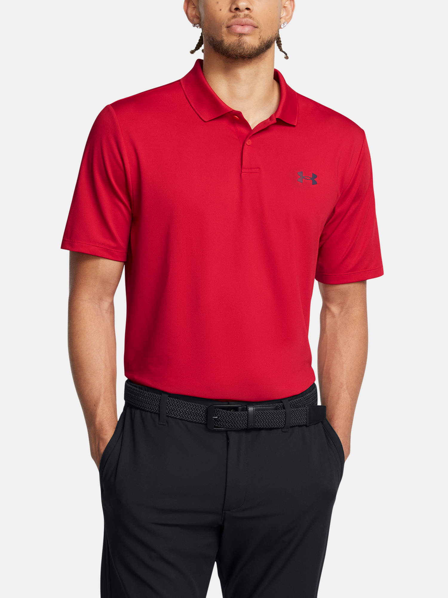 Men's T-shirt Under Armour UA Matchplay Polo-RED - Men's