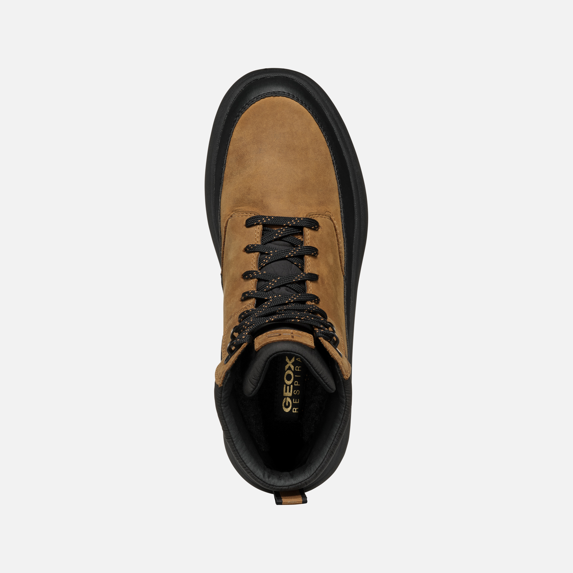 Orange men&#039;s ankle boots Geox Granito + Grip A - Men