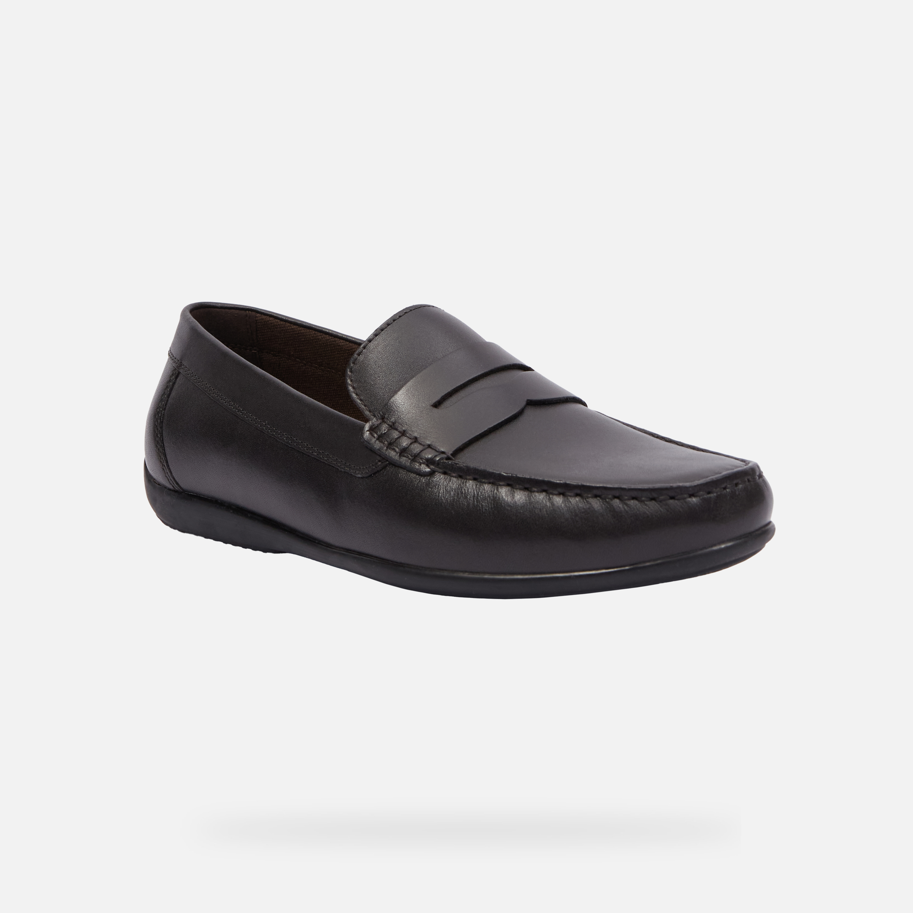 Brown men's moccasins Geox Ascanio - Men's