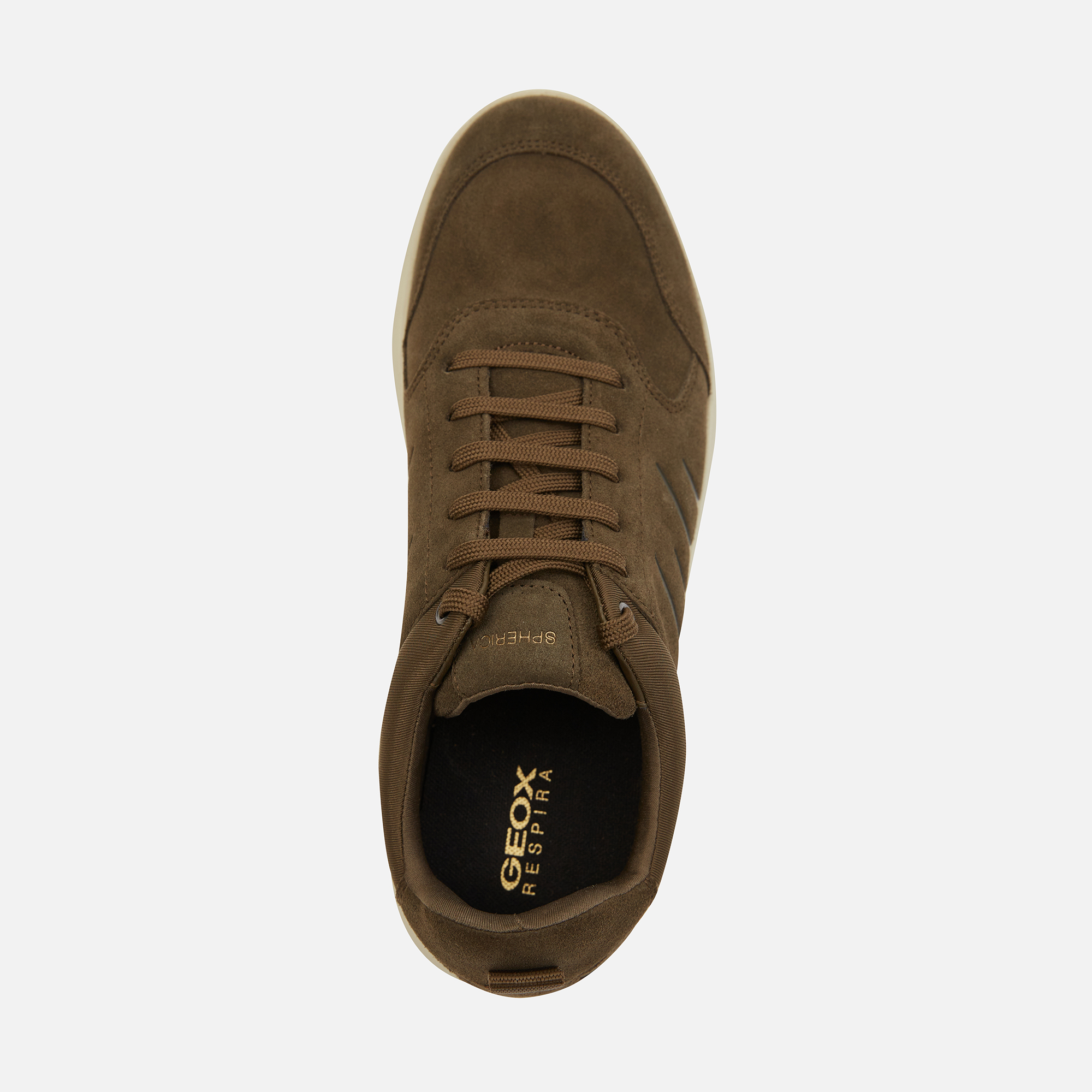 Khaki men's sneakers Geox Spherica - Men's