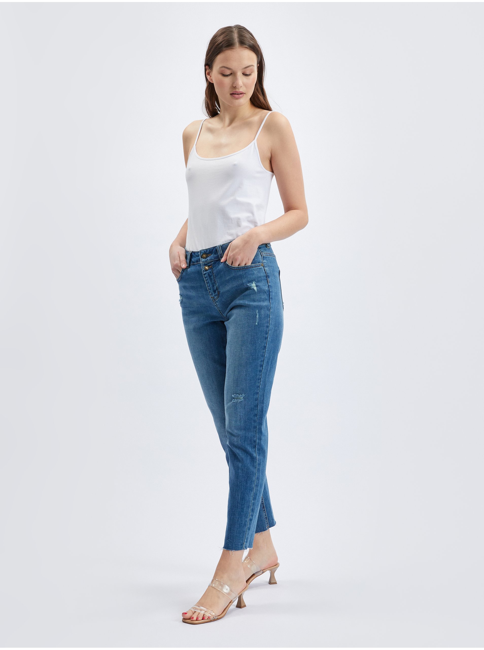 Straight fit pentru femei ORSAY - albastru inchis