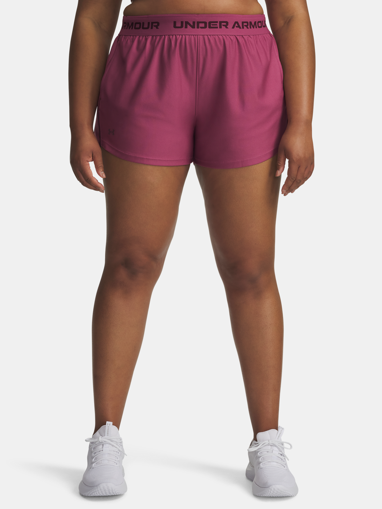 Under Armour Tech Play Up Shorts&-RED - Womens Shorts