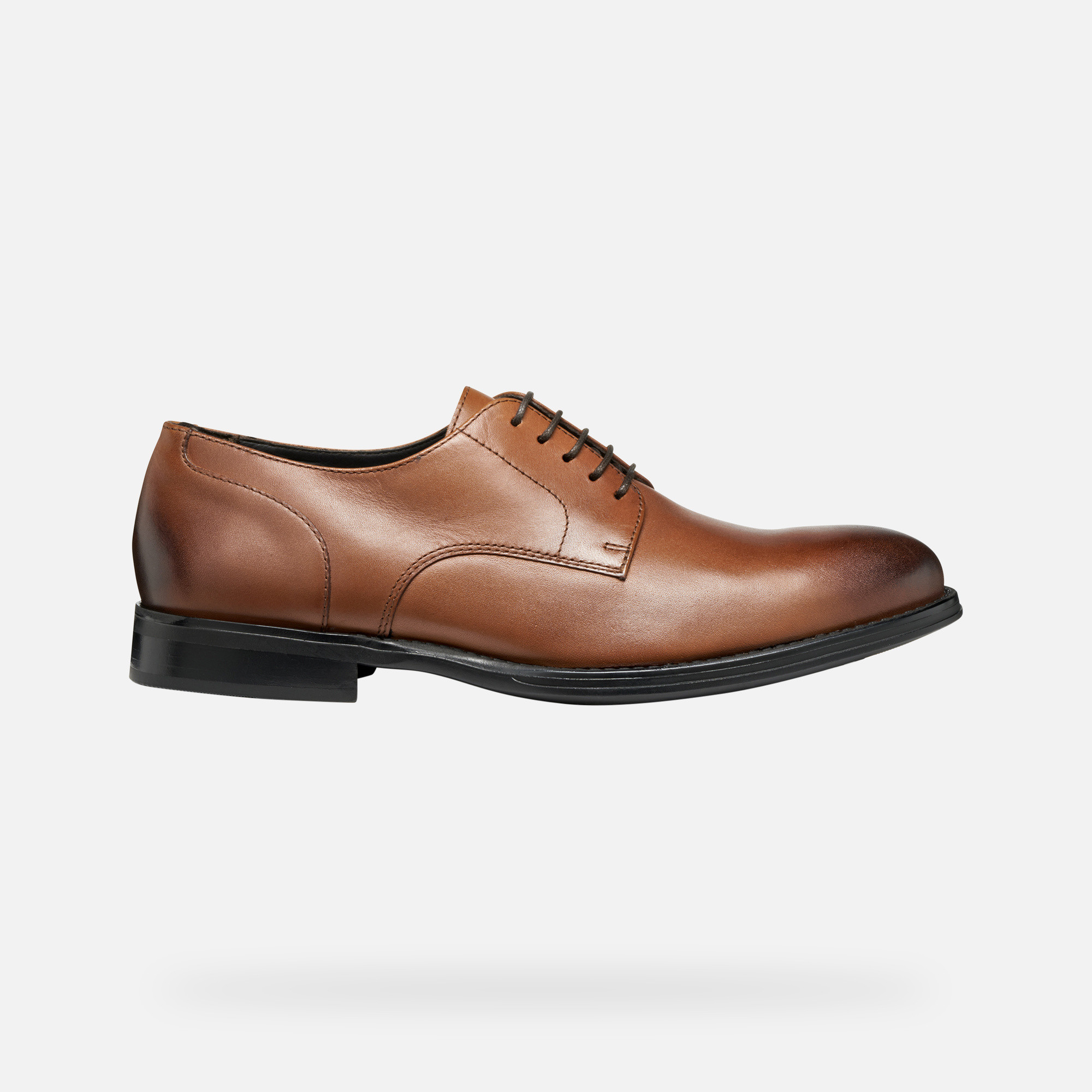 Light brown men's formal shoes Geox Barberigo - Men's