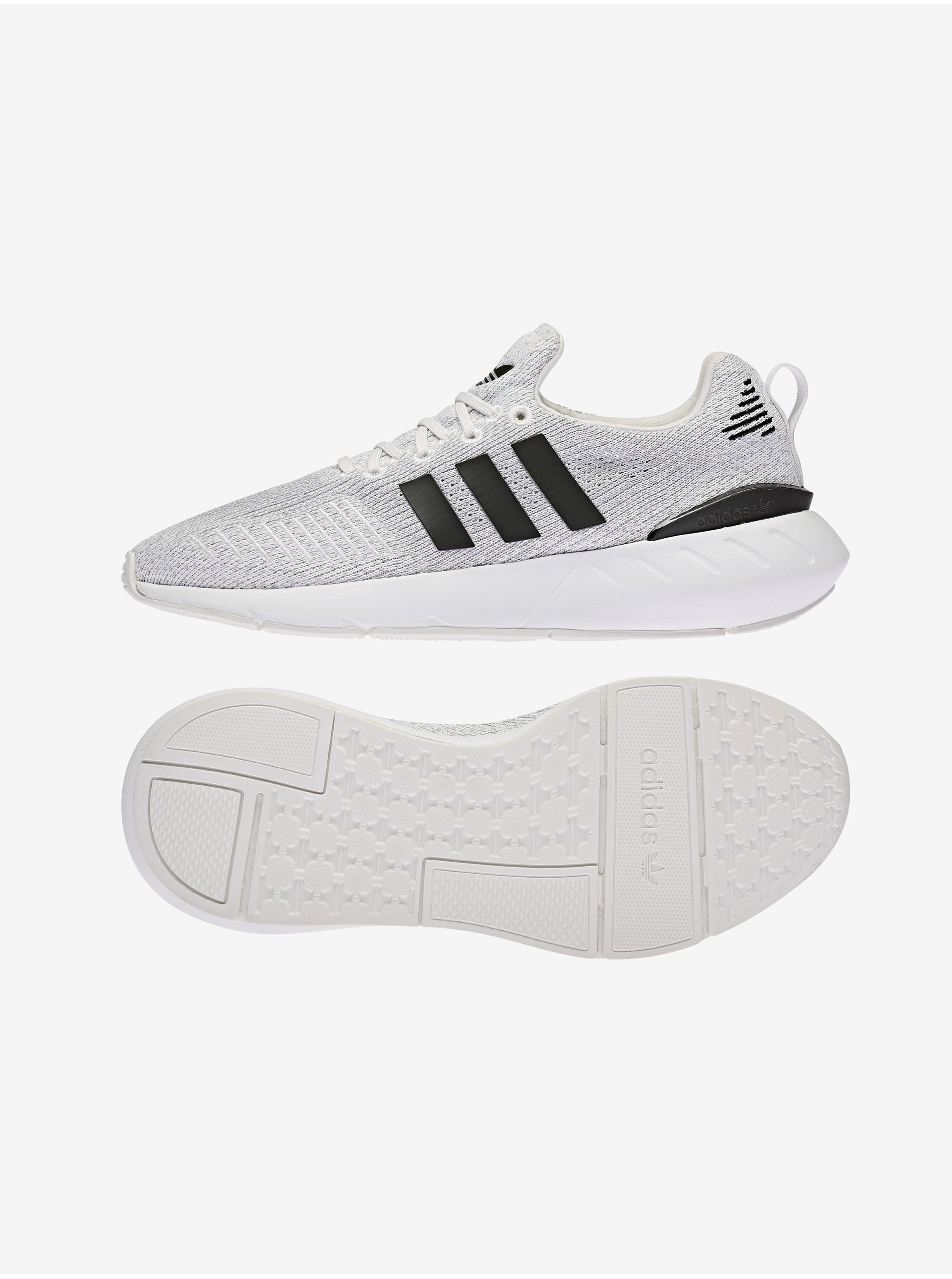 Svetlošedé dámske tenisky adidas Originals Swift Run 22