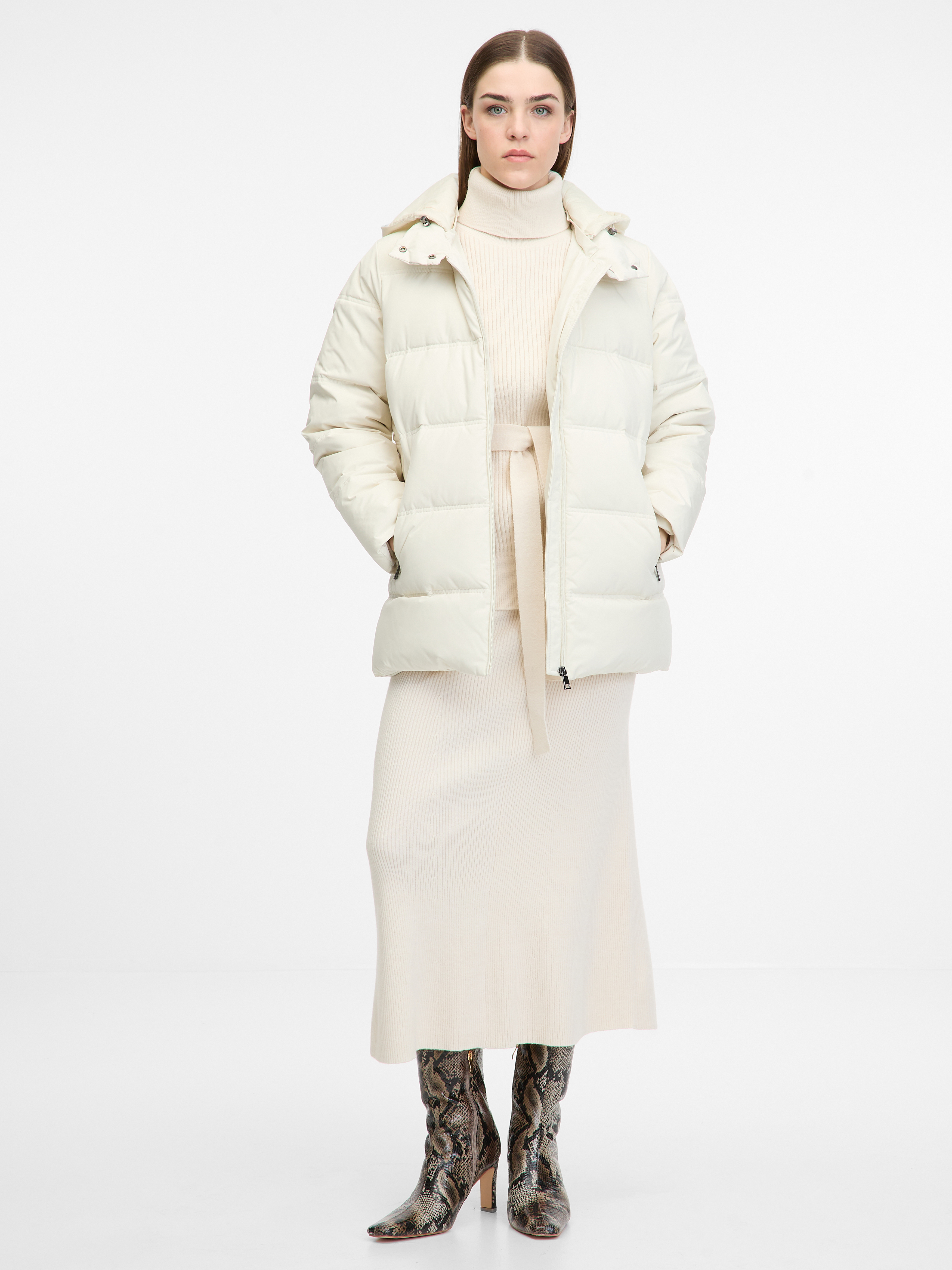 Beige women's down jacket ORSAY - Women's