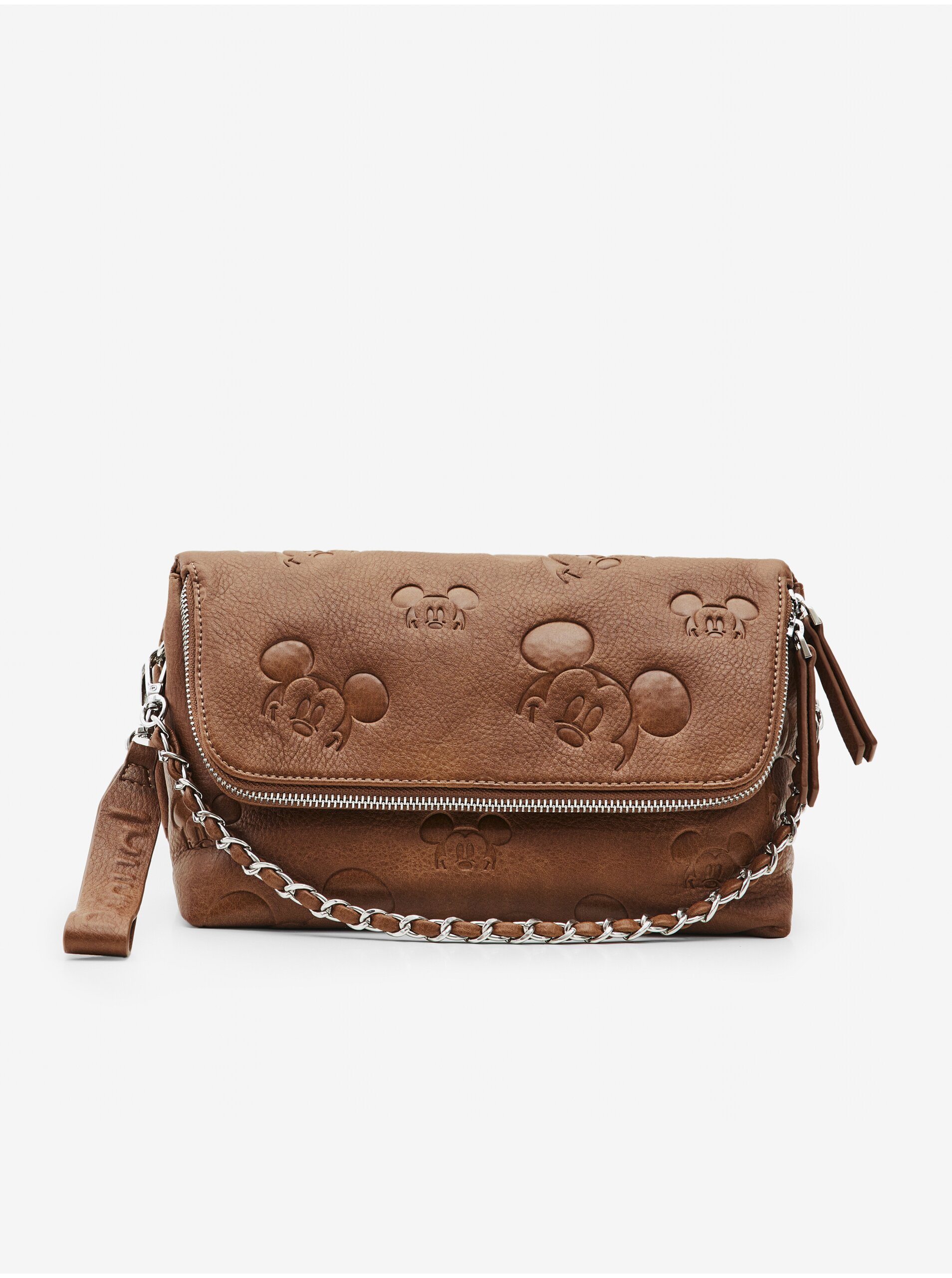 Desigual All Mickey Venecia Brown Patterned Handbag - Women