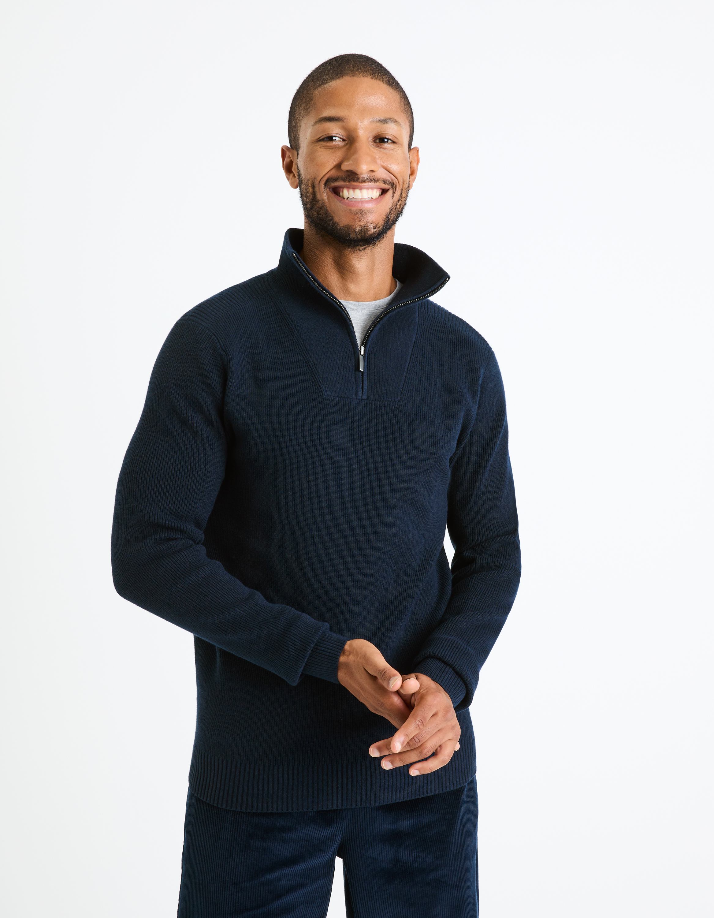 Celio Sweater with stand-up collar Fetrucker - Men
