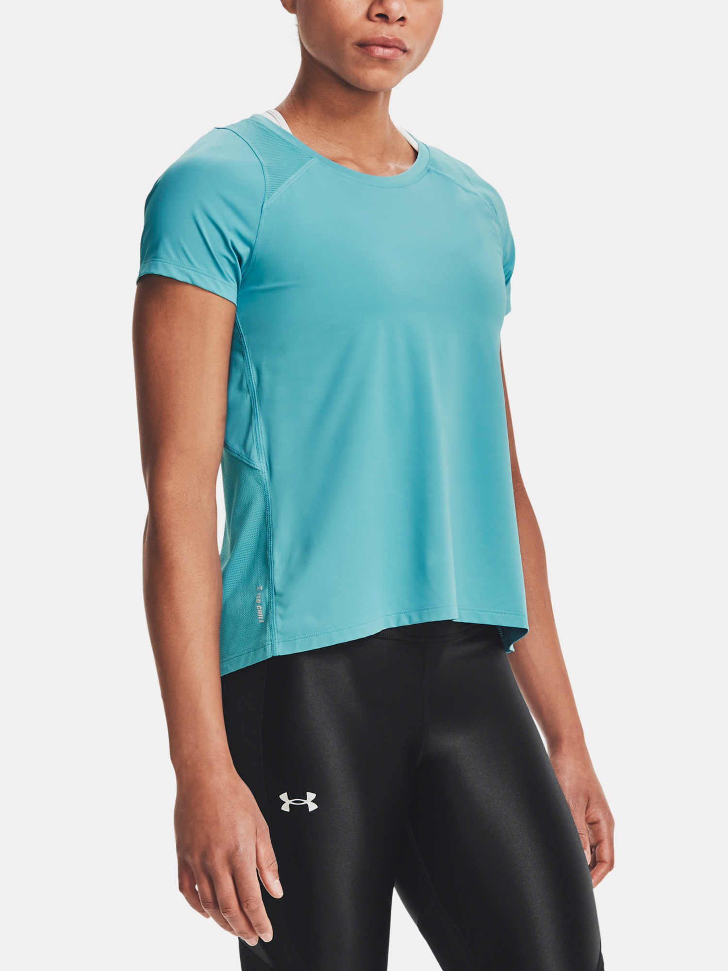 Under Armour T-shirt IsoChill Run 200 SS-BLU - Women's