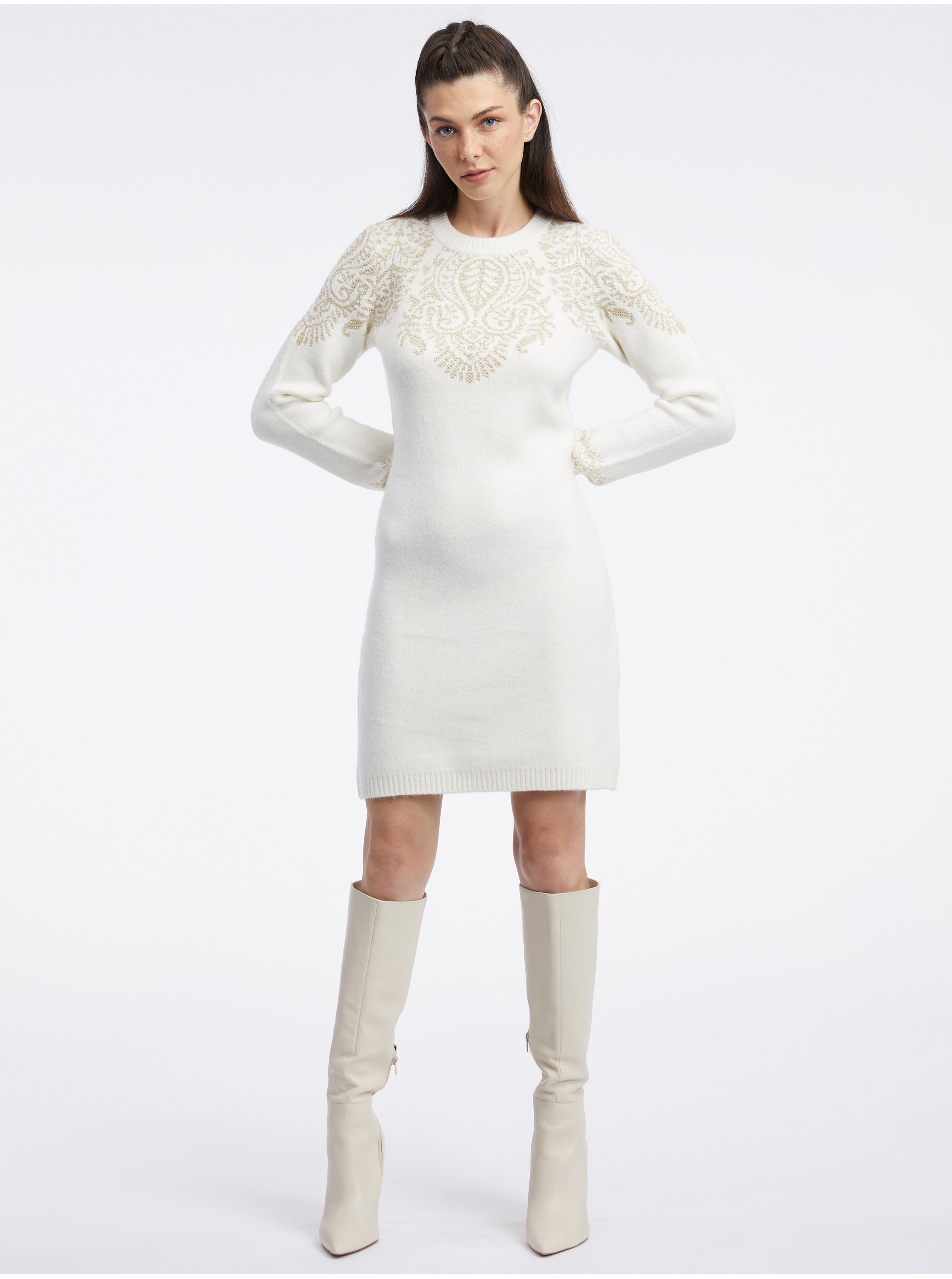 Rochii casual pentru femei ORSAY - crem