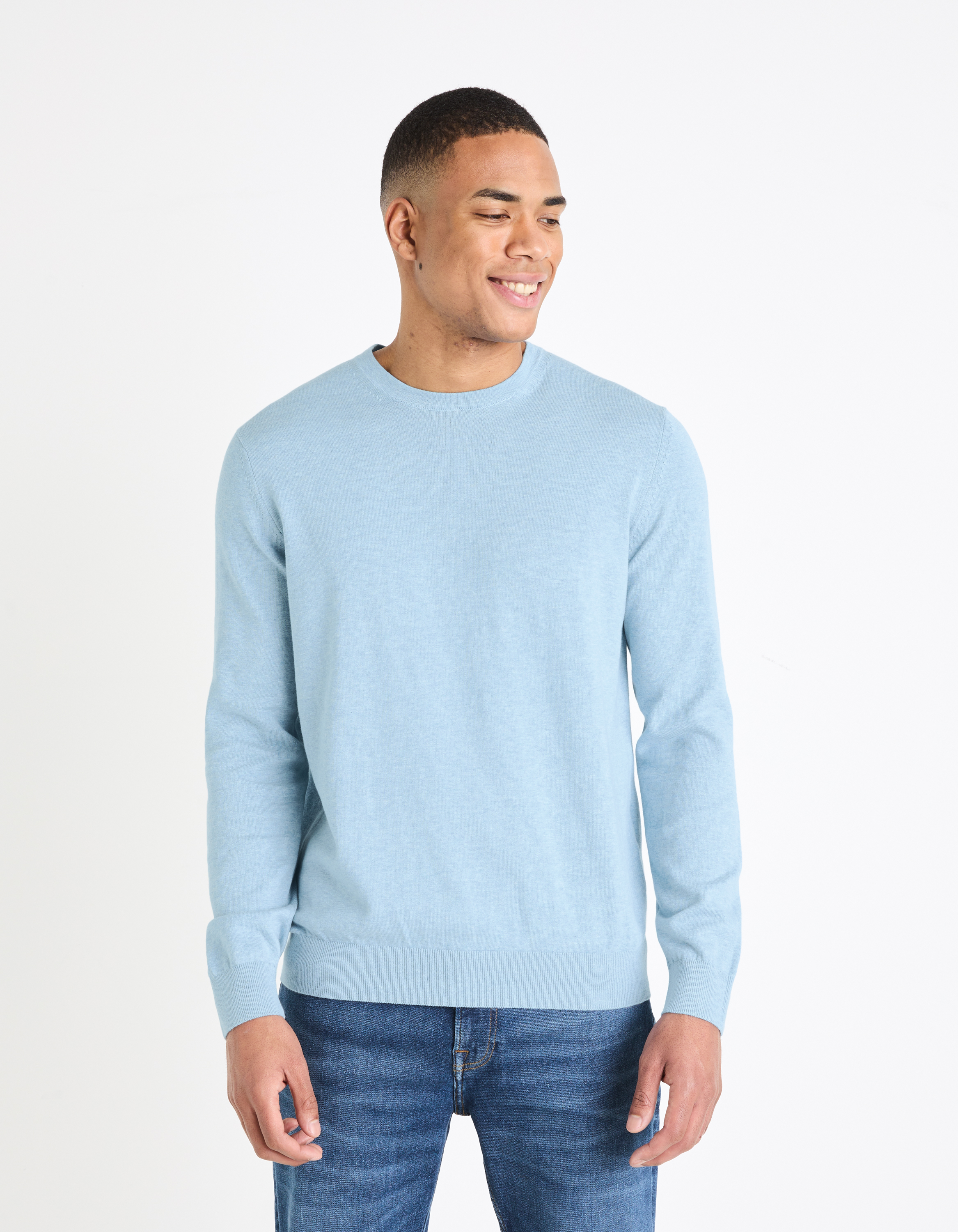 Pulovere si hanorace pentru barbati Celio - albastru deschis