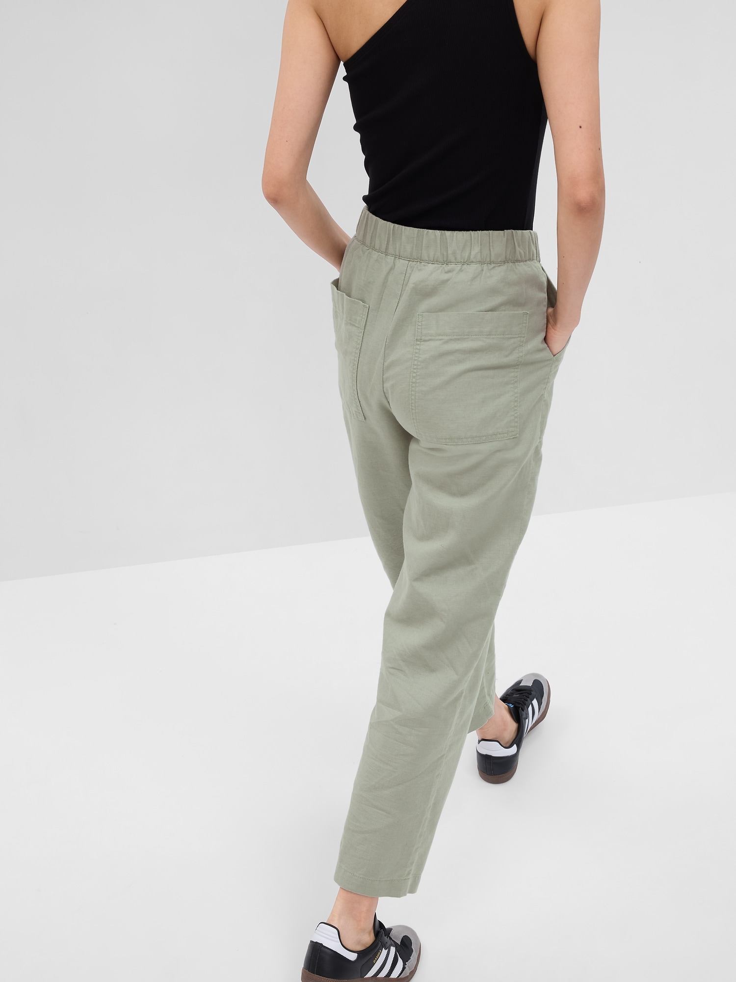 Pantaloni chino pentru femei GAP - verde