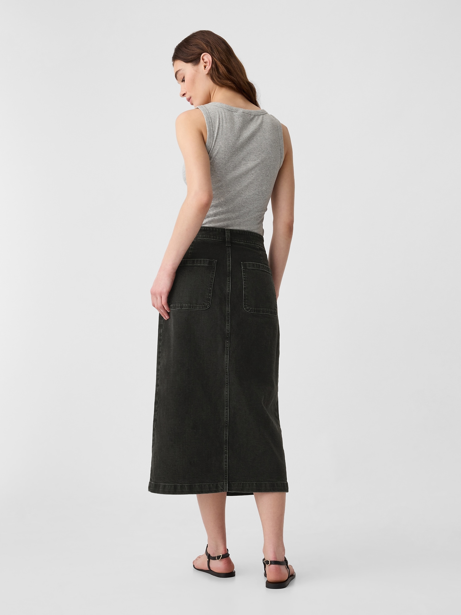 GAP Denim midi skirt - Women&#039;s