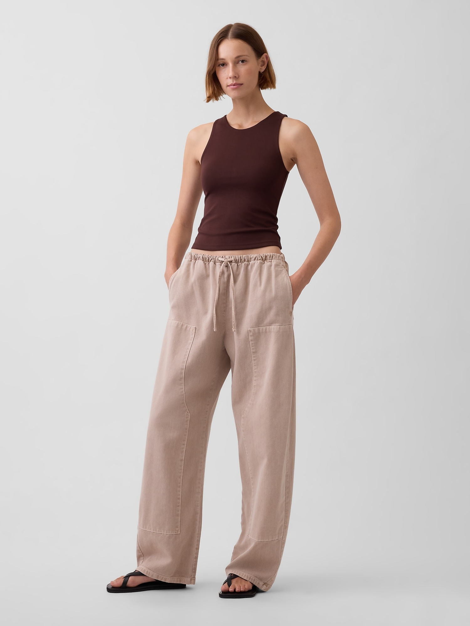 GAP Stretch crop top - dámsky