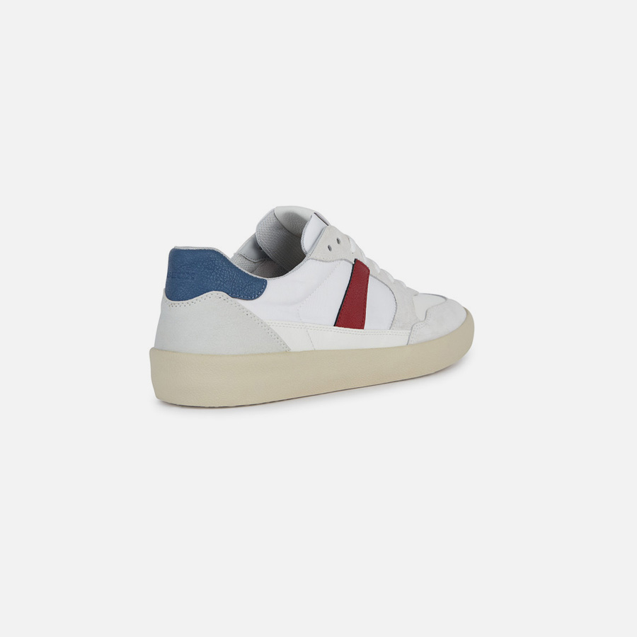 Grey-white men&#039;s sneakers Geox Affile - Men&#039;s