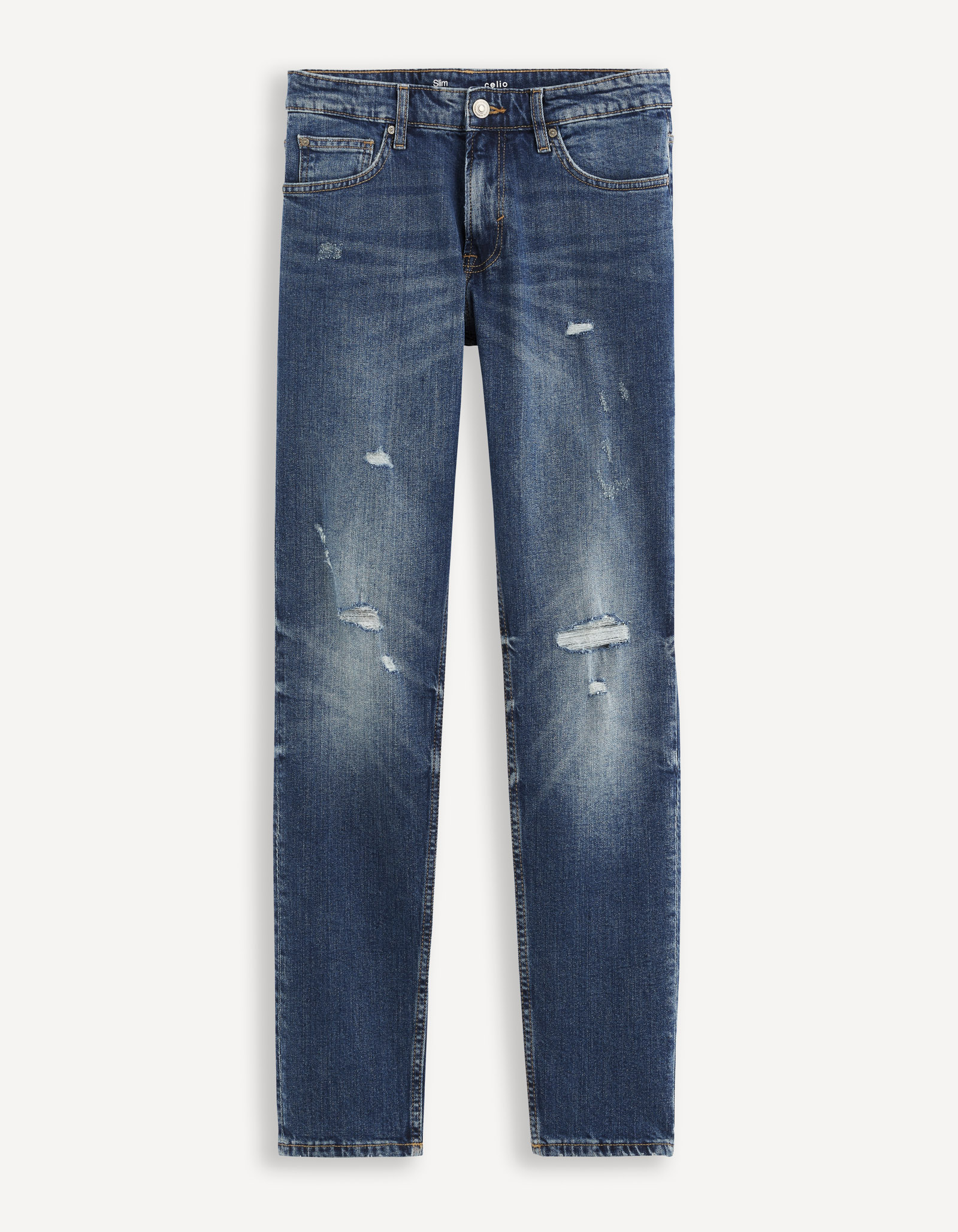 Slim fit pentru barbati Celio - albastru