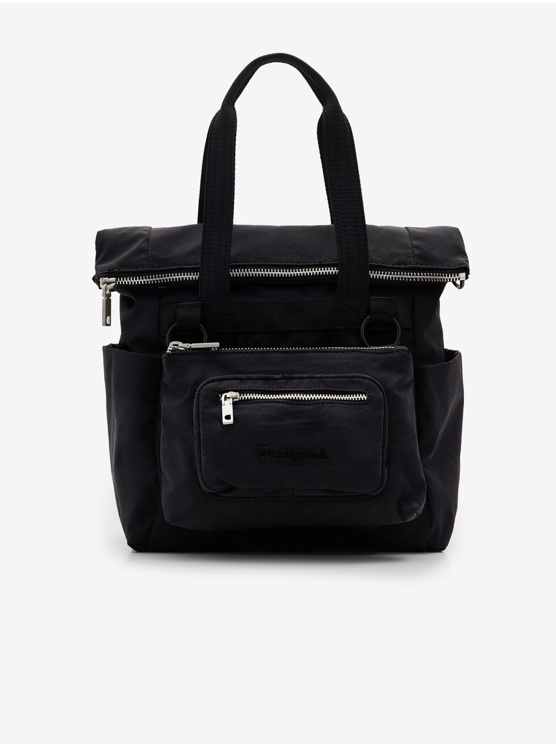 Black Women's Handbag/Backpack Desigual Basic Modular Voyager Mini - Women