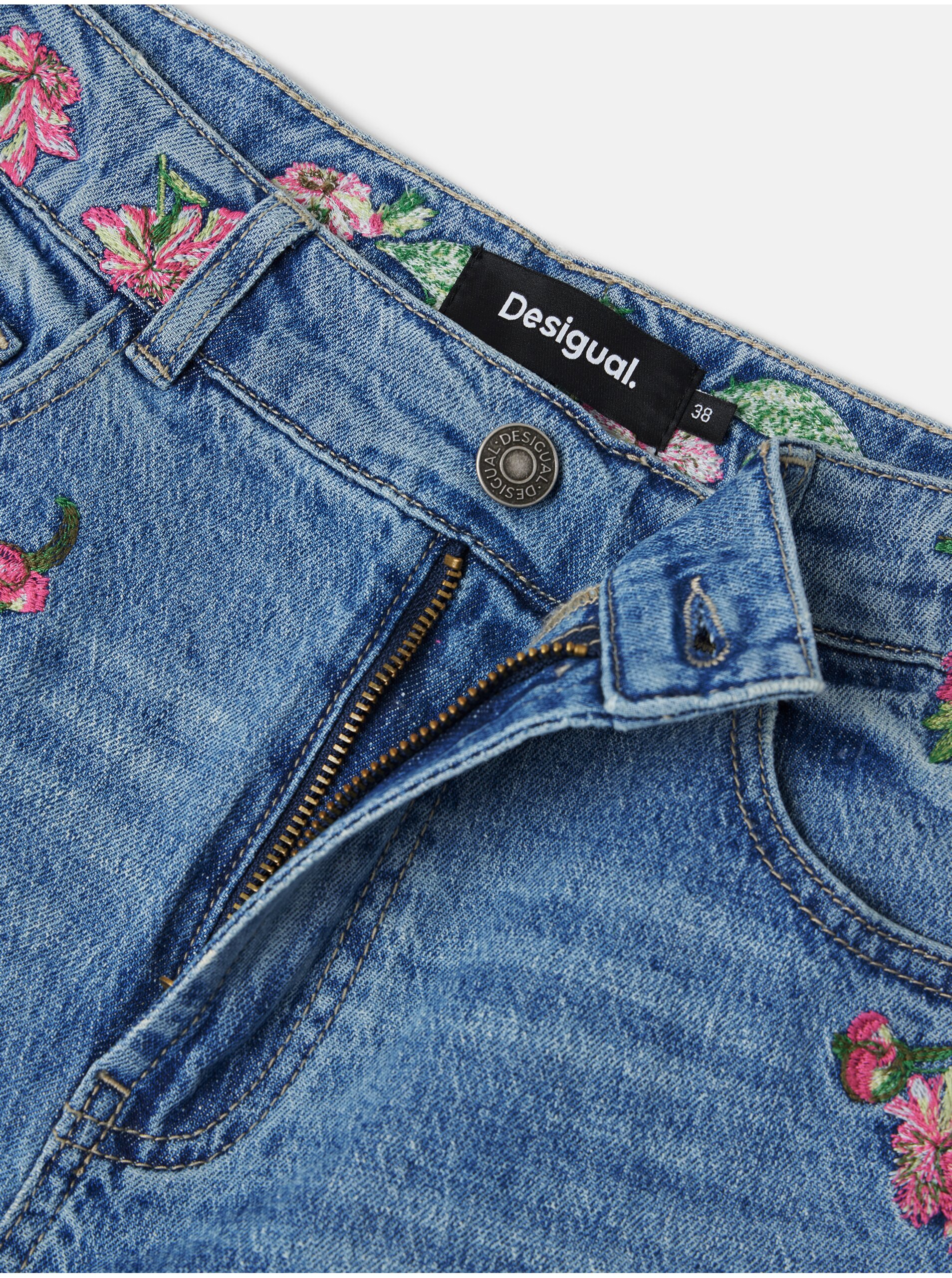 Women&#039;s straight jeans Desigual Carina - Women