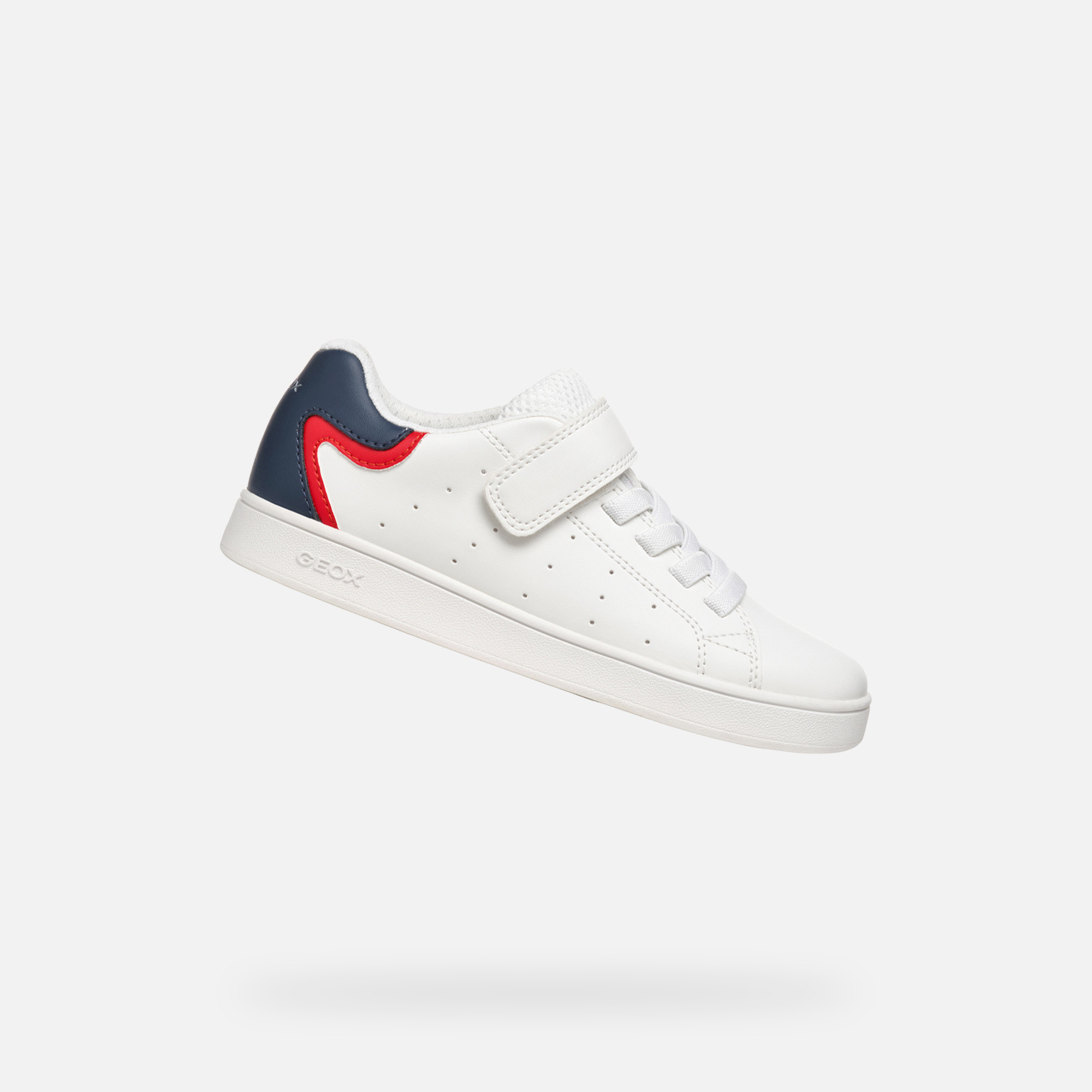 White boys sneakers Geox Eclyper - Boys