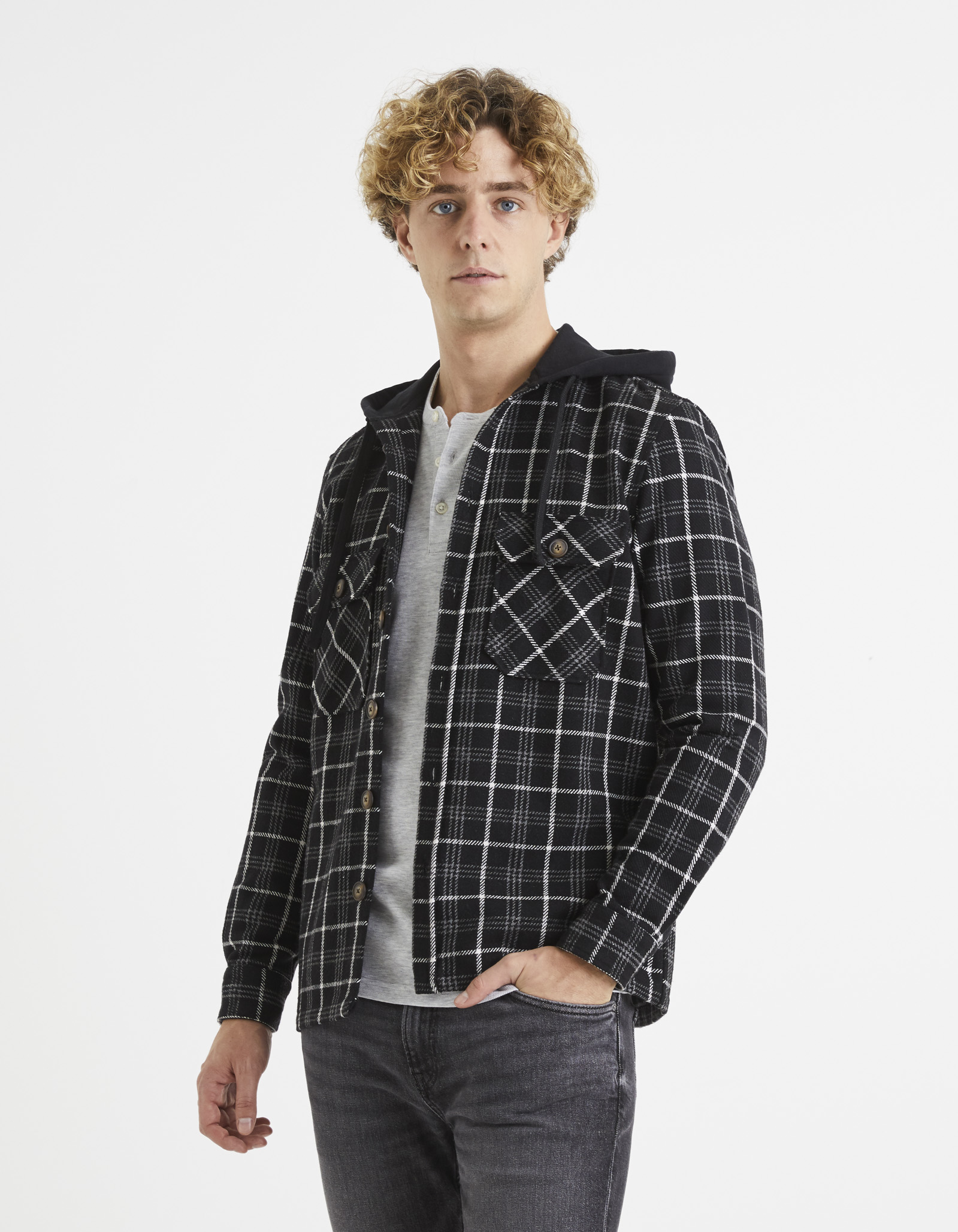 Celio Outerwear Valines Hooded - Men