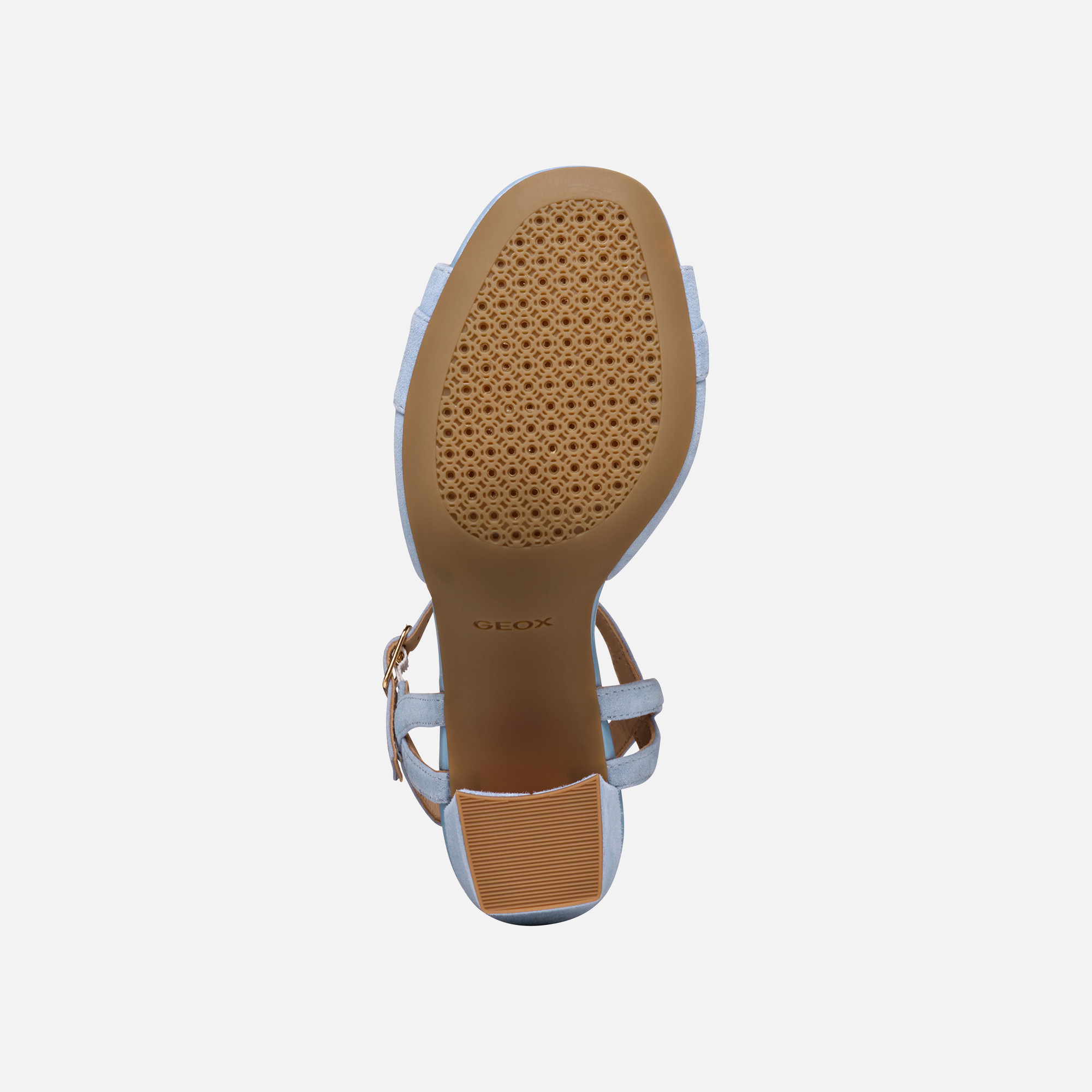 Light blue women&#039;s sandals Geox New Eraklia 80 - Women&#039;s