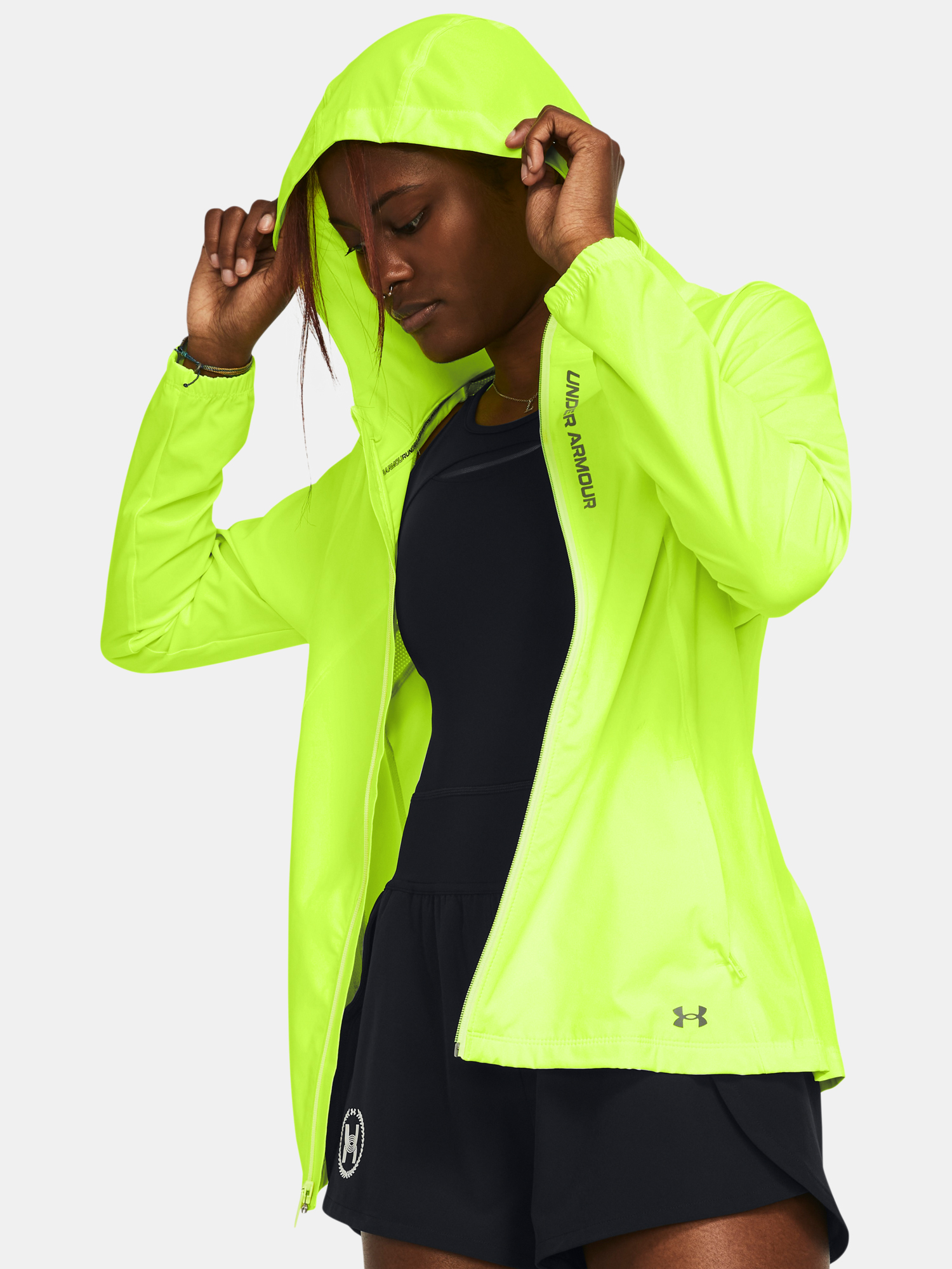 Under Armour Jacket UA OutRun the STORM Jacket-GRN - Women
