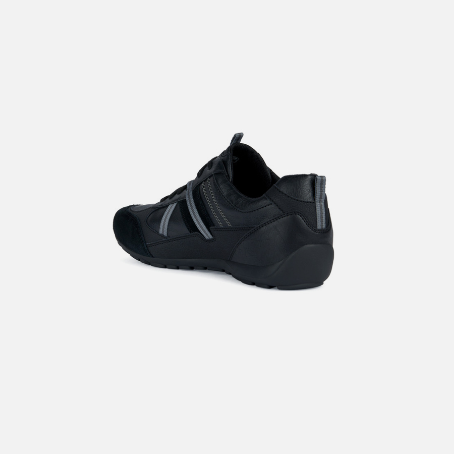Black men's sneakers Geox Ravex - Men's