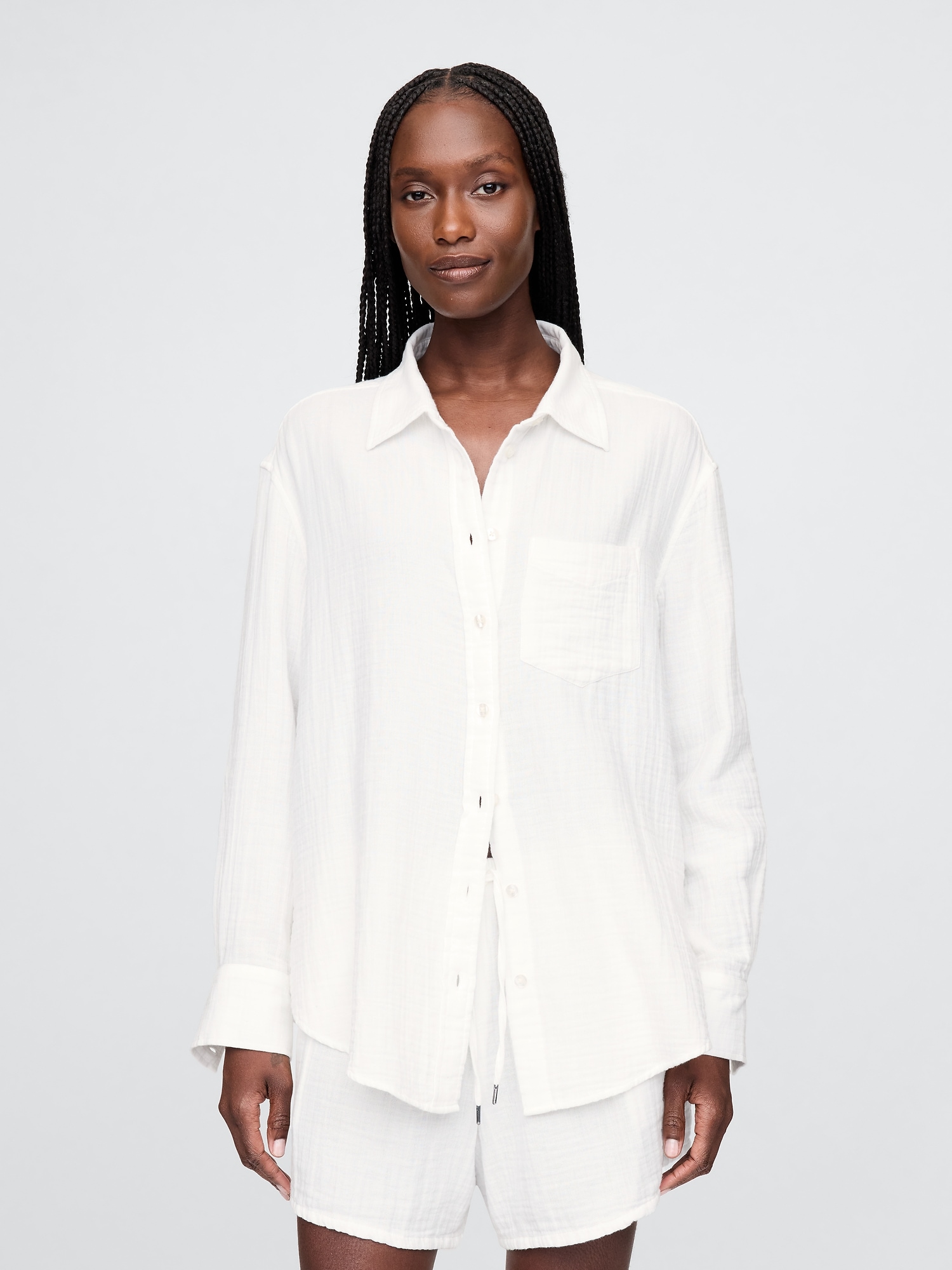 GAP Muslin oversize shirt - Women&#039;s