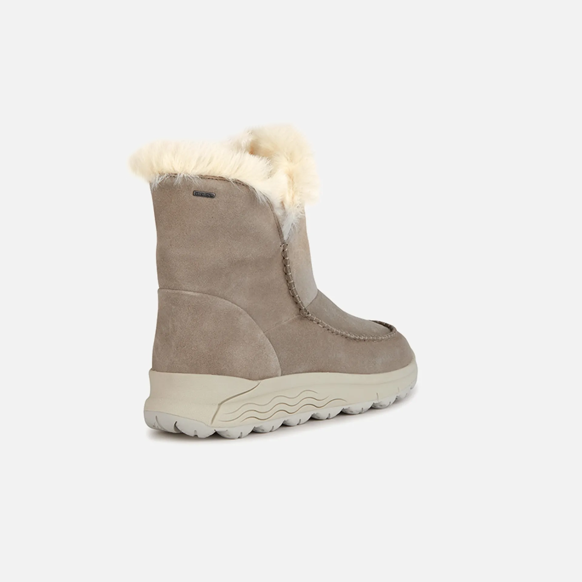 Beige women's ankle boots Geox Spherica 4x4 B ABX - Women's