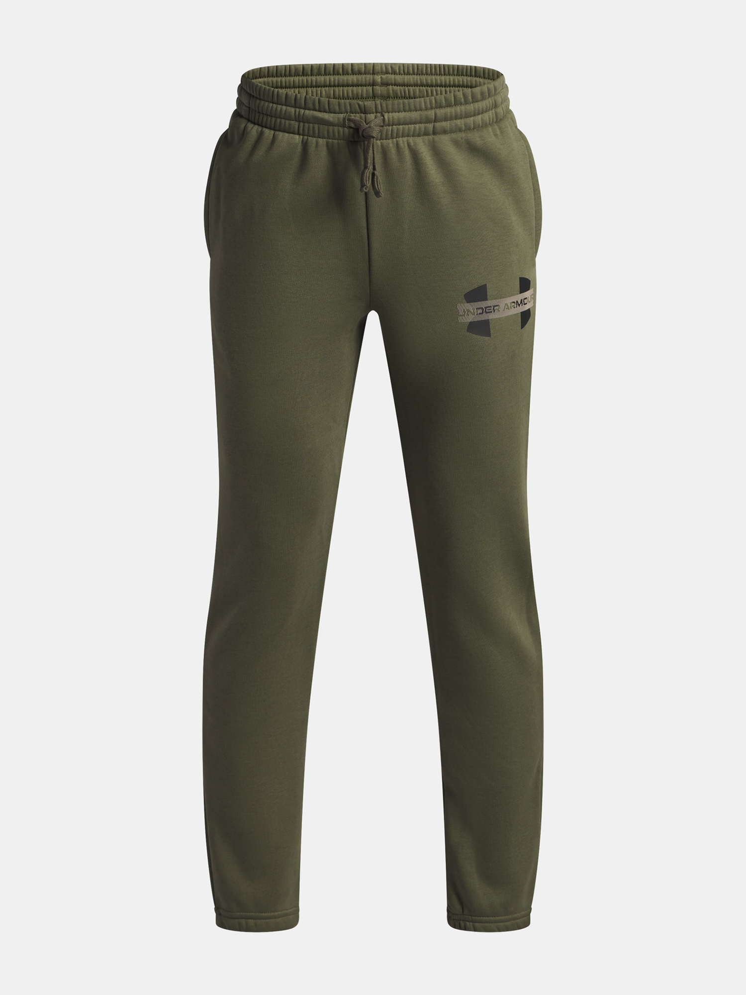 Boys' Sweatpants Under Armour UA Rival Flc Cblck Grphc Jgr-GRN - Boys