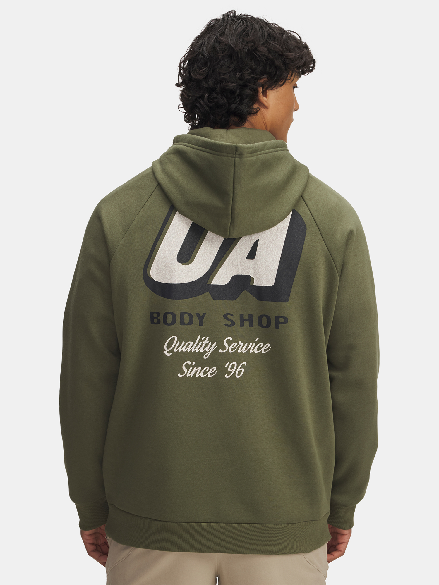 Men's sweatshirt Under Armour UA Rival Fleece HBR Logo HD-GRN - Men's