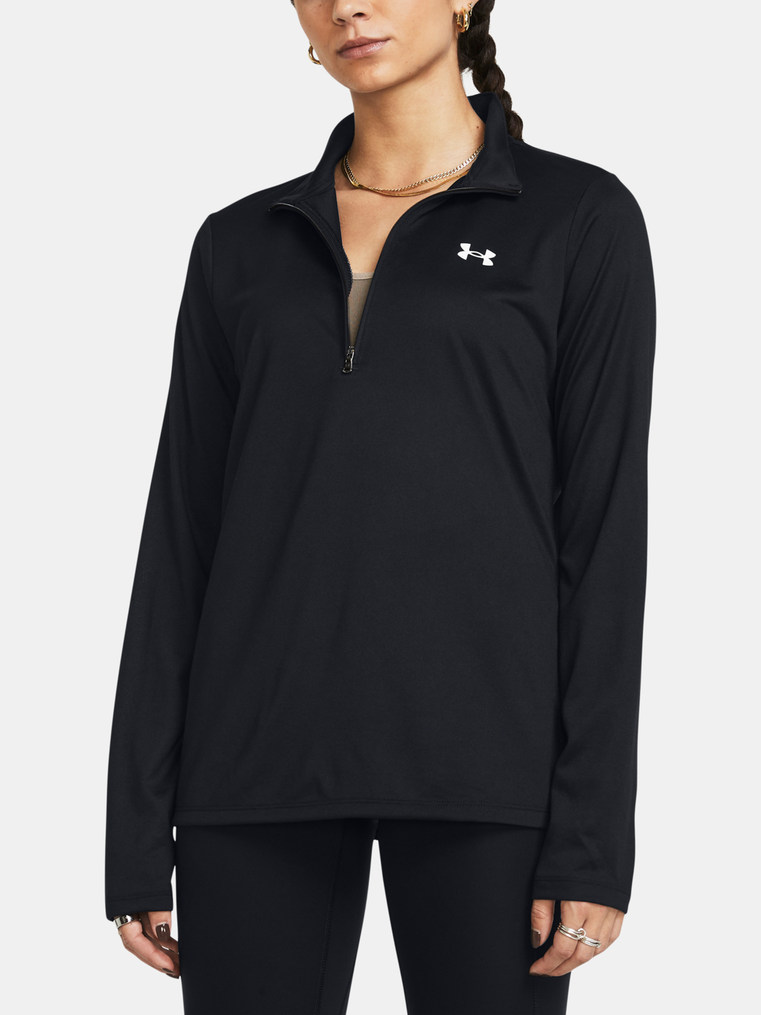 Under Armour Women's T-shirt Tech 1/2 Zip- Solid - Women's