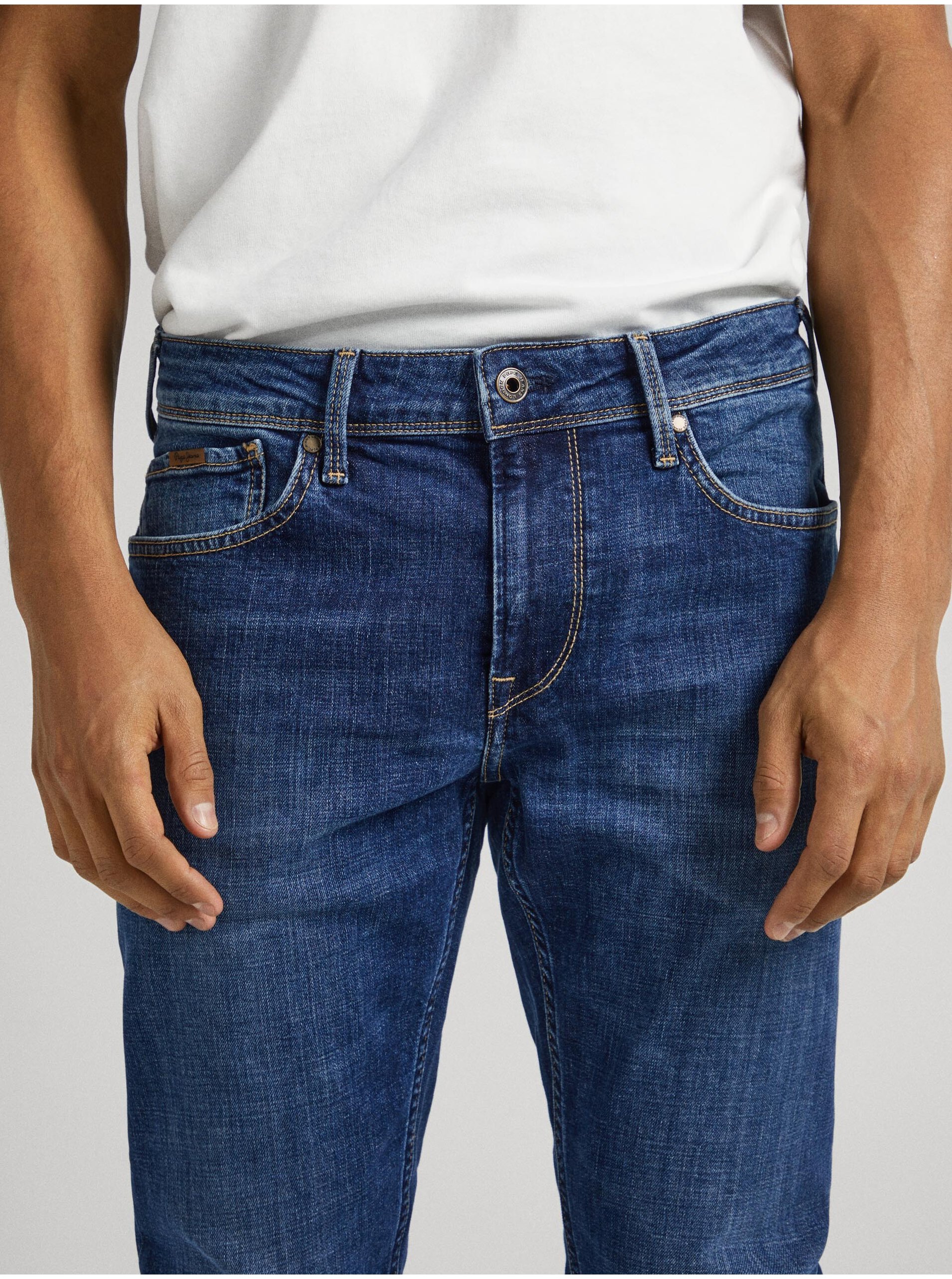 Slim fit pentru barbati Pepe Jeans - albastru