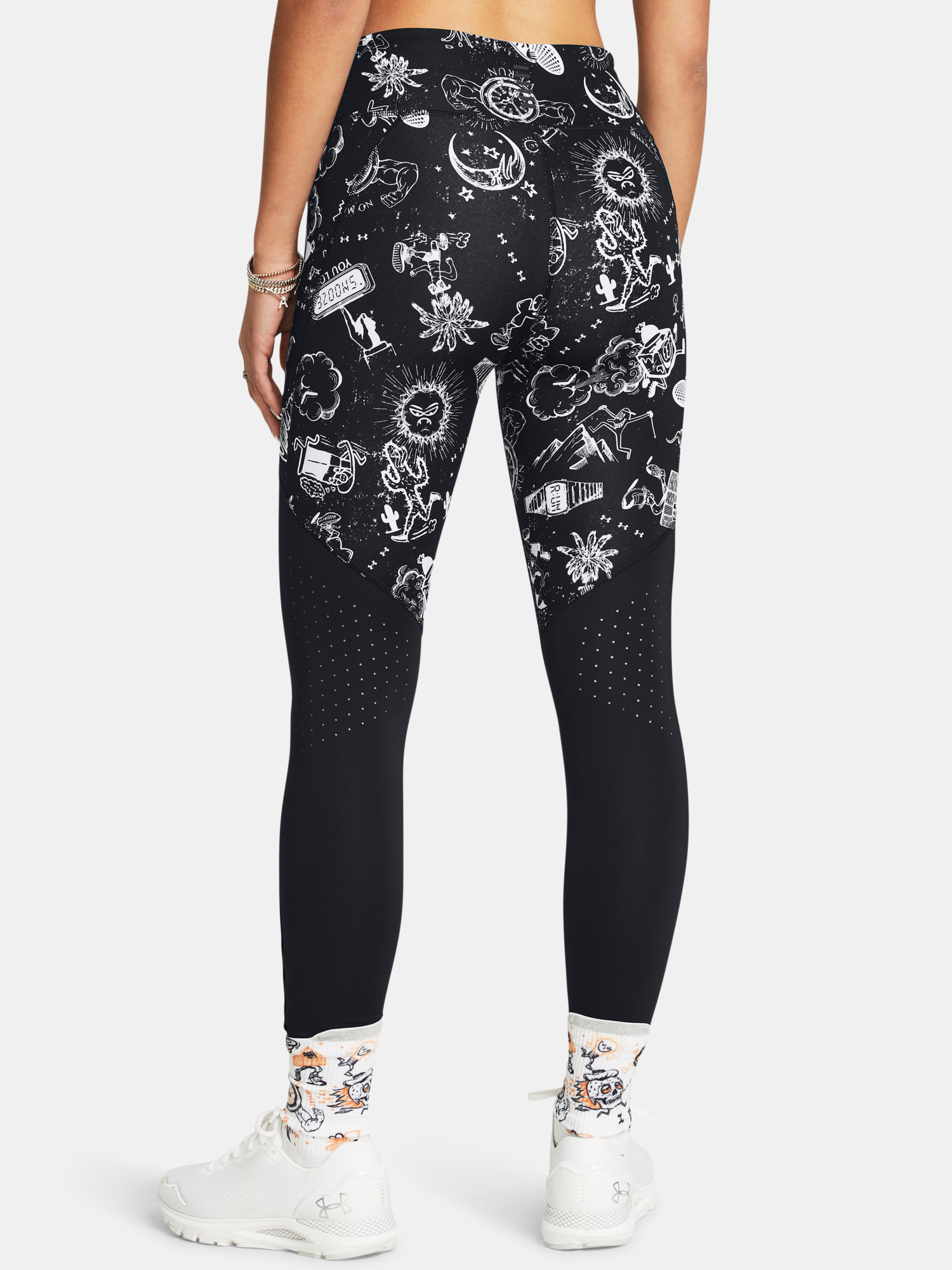 Colanti pentru femei Under Armour - negru
