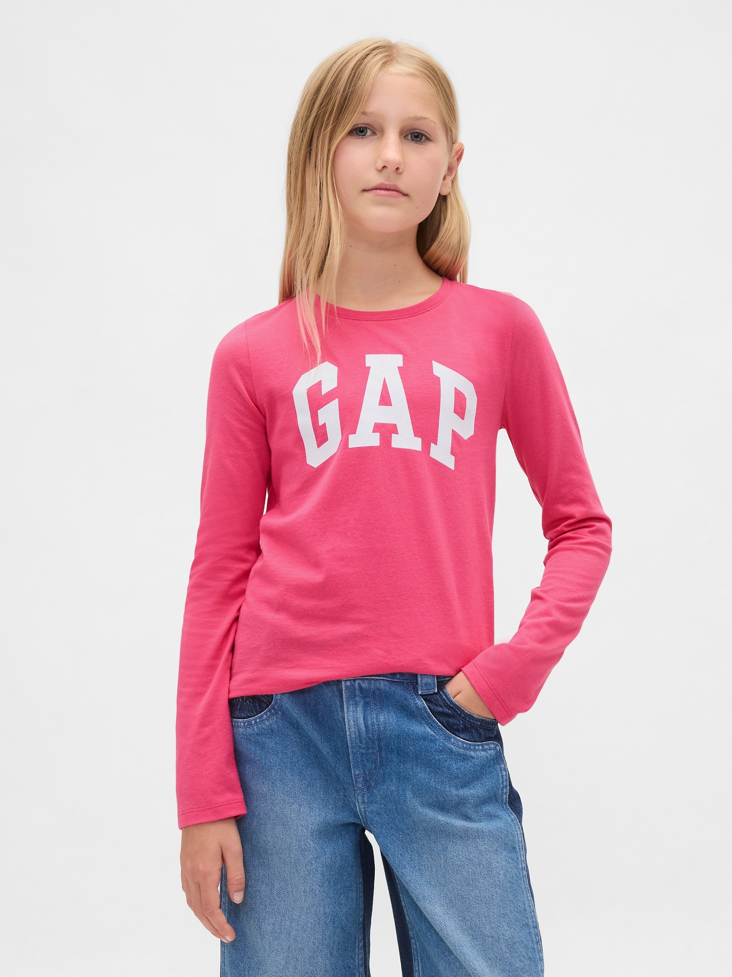GAP Children's T-shirt with logo - Girls